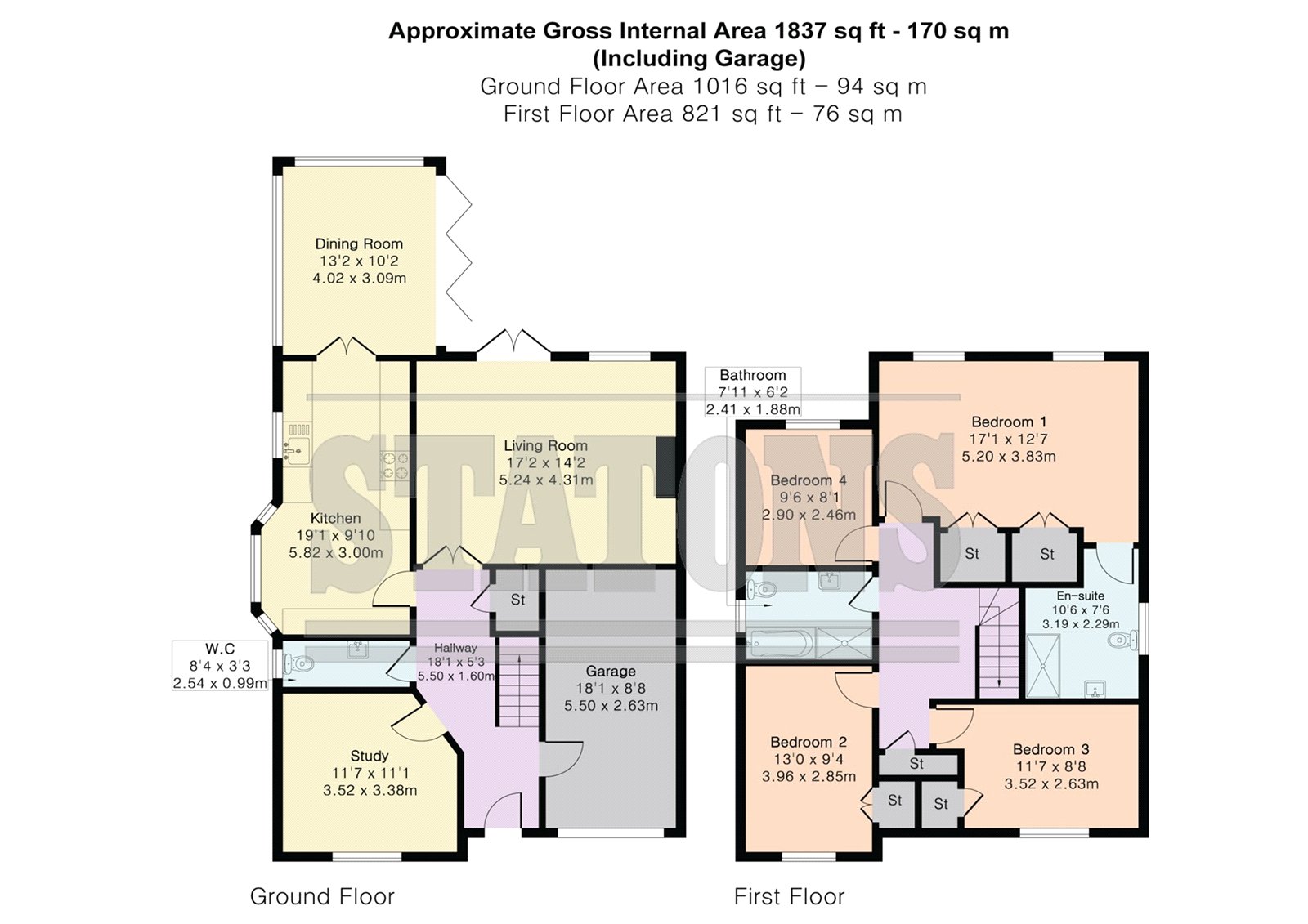 10, Newgate Street Village, Hertfordshire floorplan