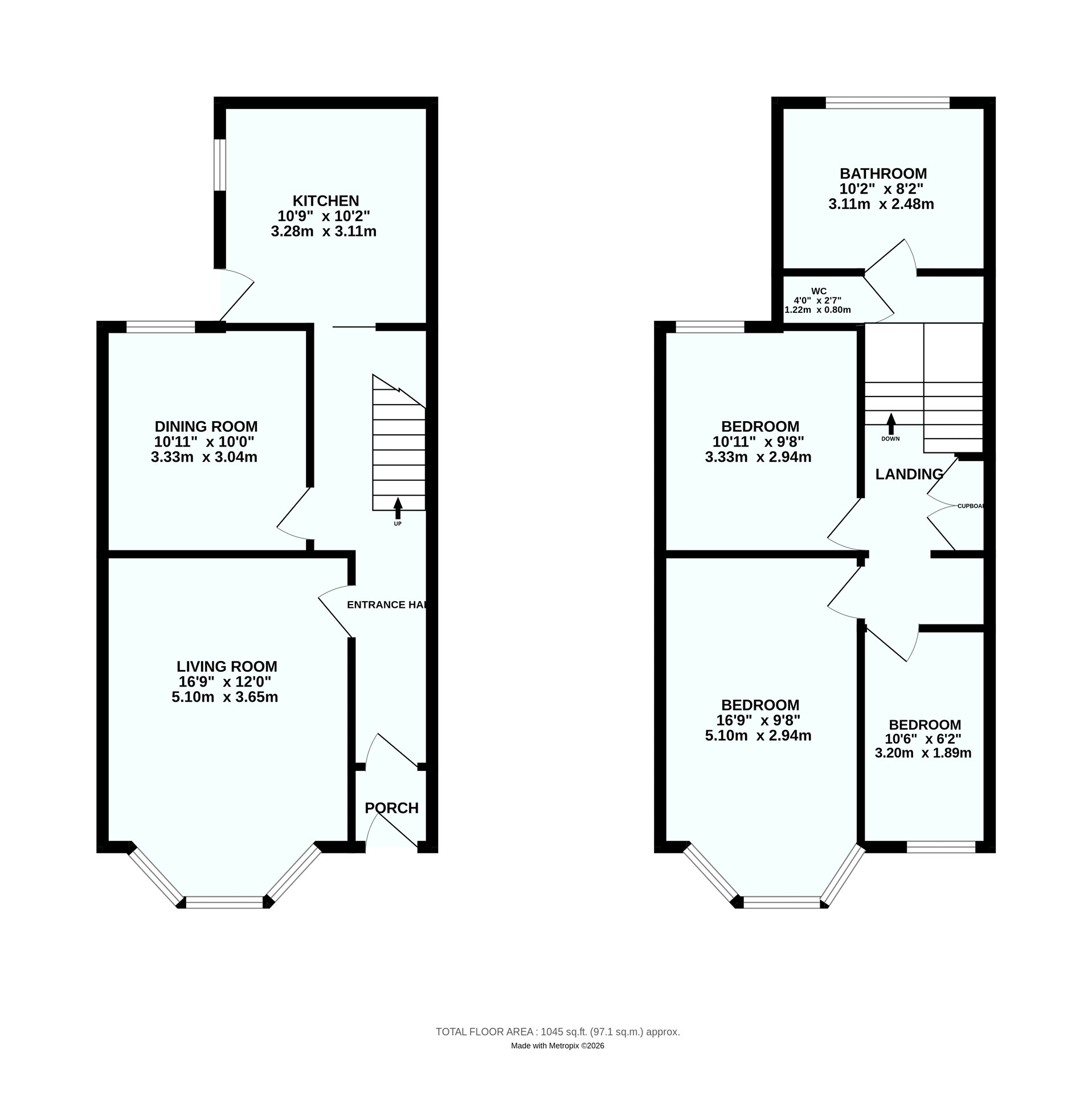 11, Amherst Road, Devon floorplan