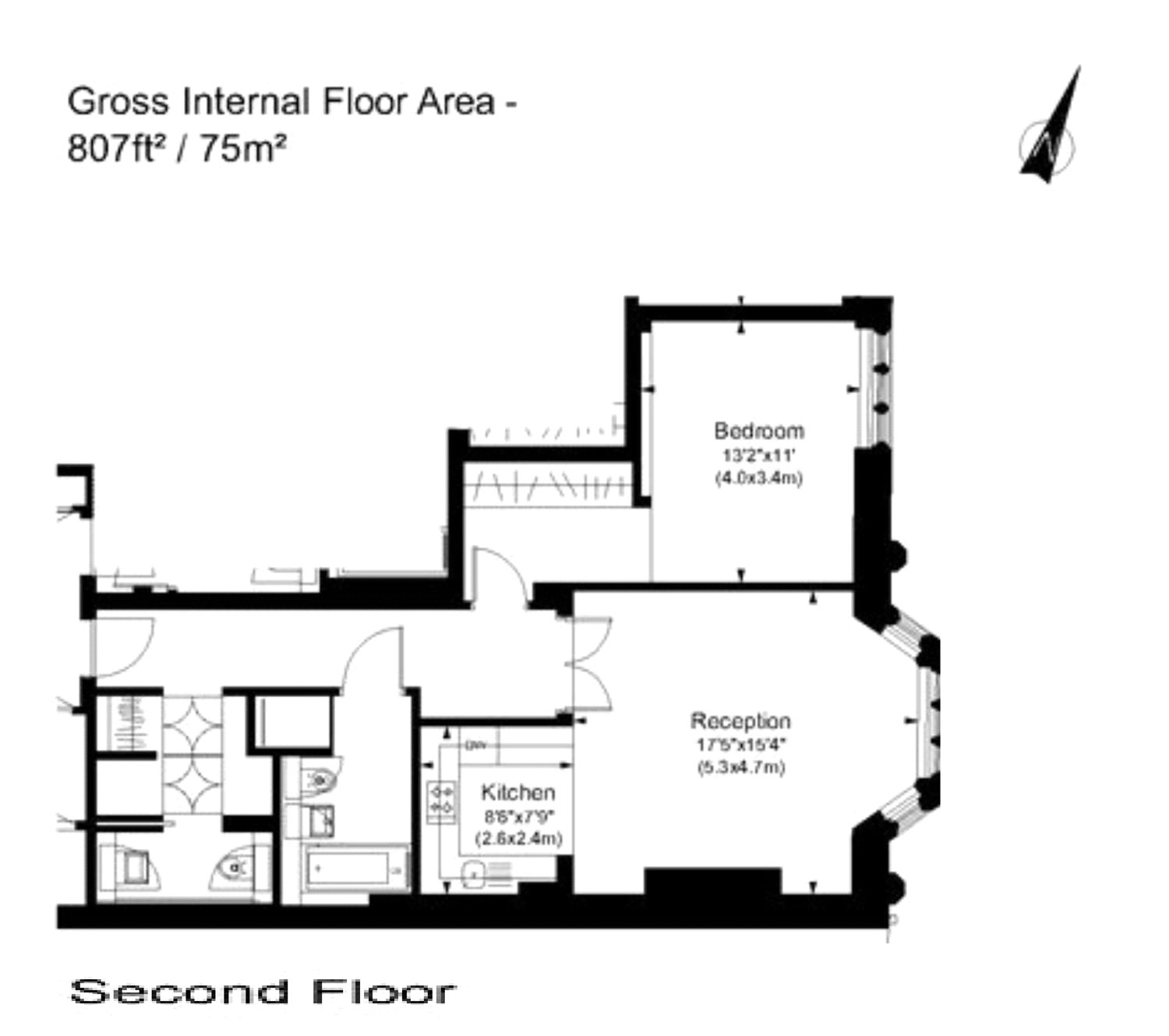 Apt 2.03, 62, Green Street, London floorplan