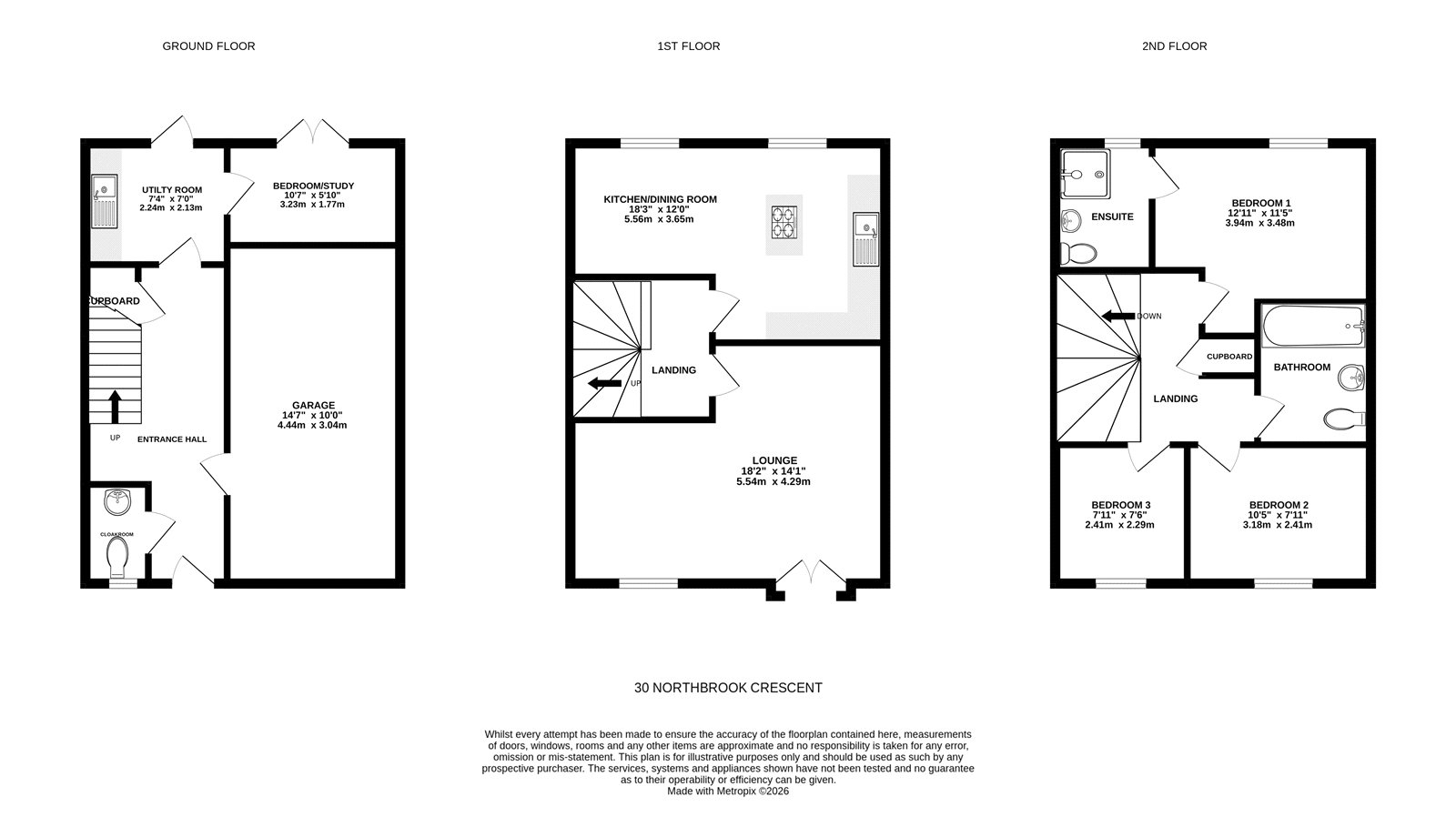 30, Northbrook Crescent, Hampshire floorplan