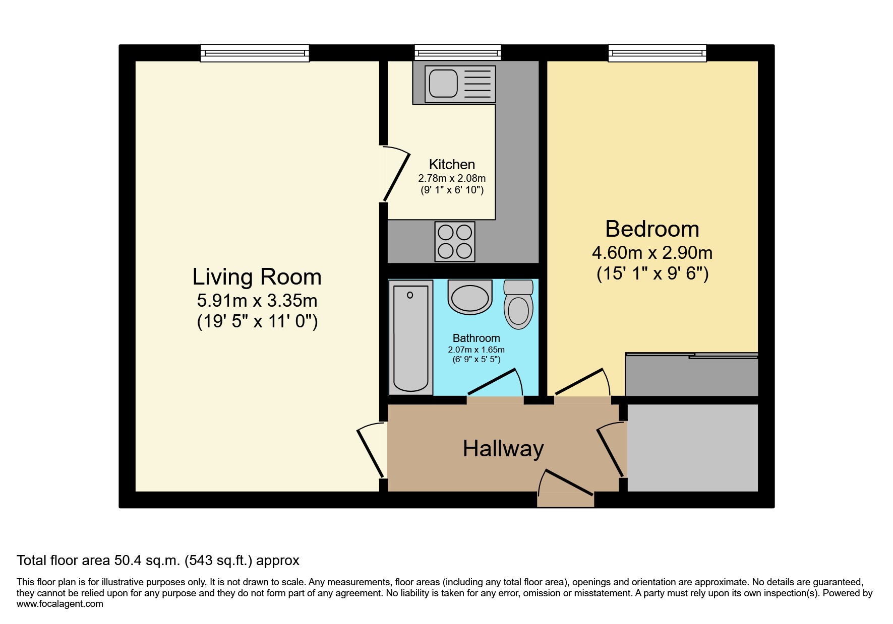 24, 120, Merton Court, Cranbrook, Ilford floorplan