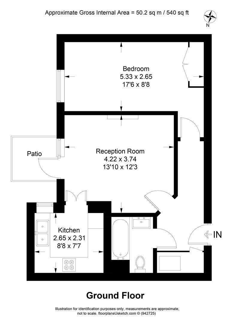 Park Hill Road, Epsom KT17, 1 bedroom flat for sale 64143065