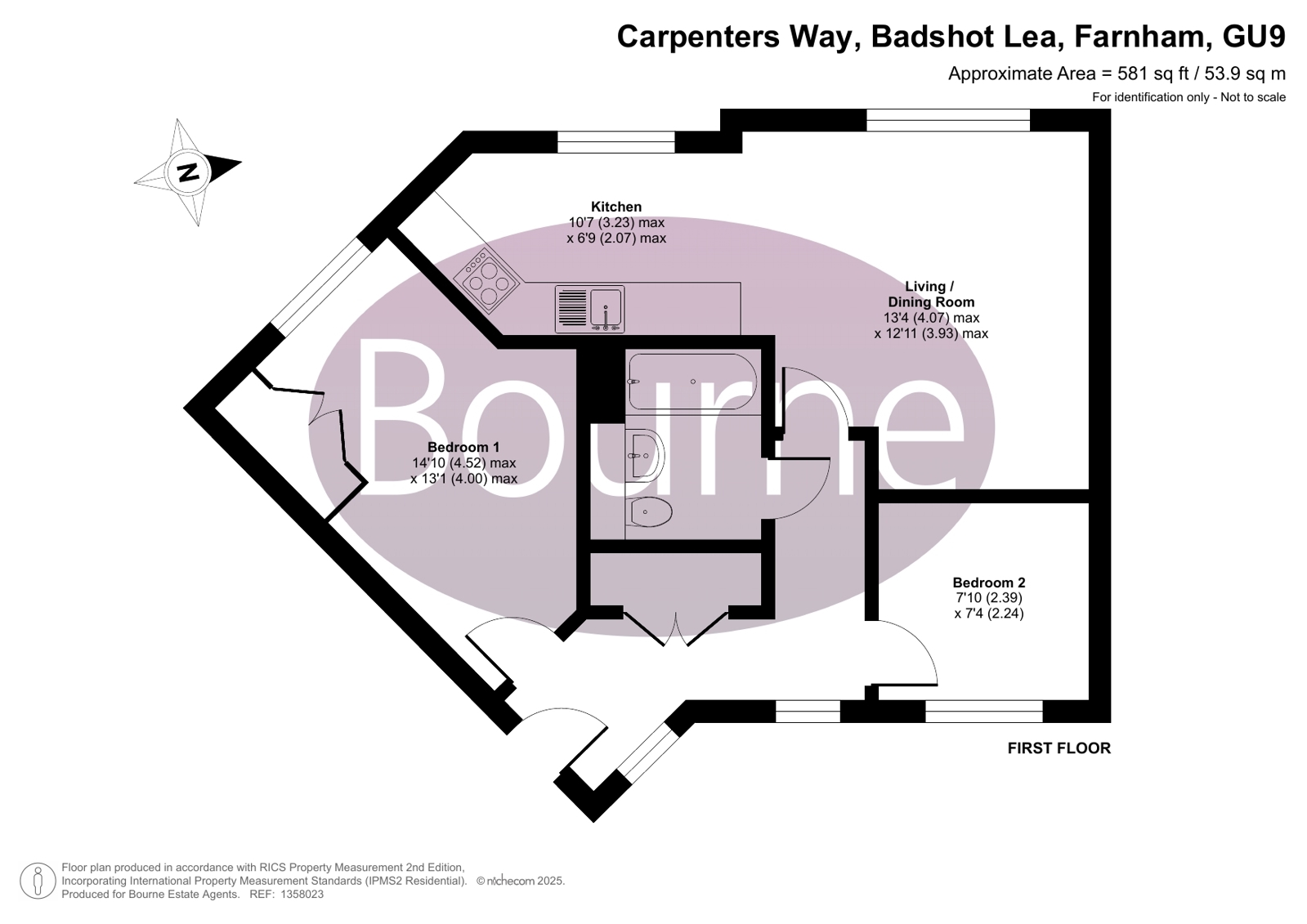 Carpenters Way, Badshot Lea, Farnham, Surrey, GU9 floorplan