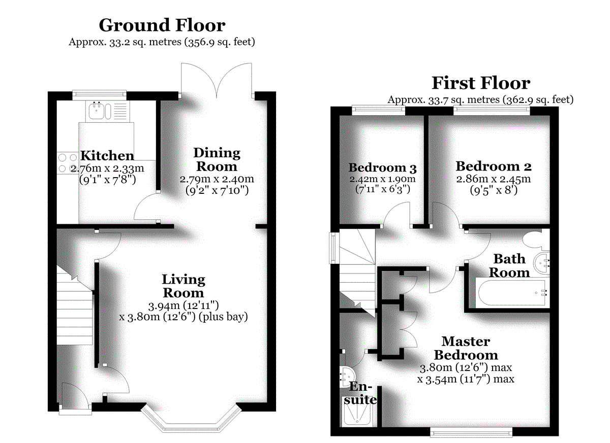 1, Miles Close, Raunds floorplan