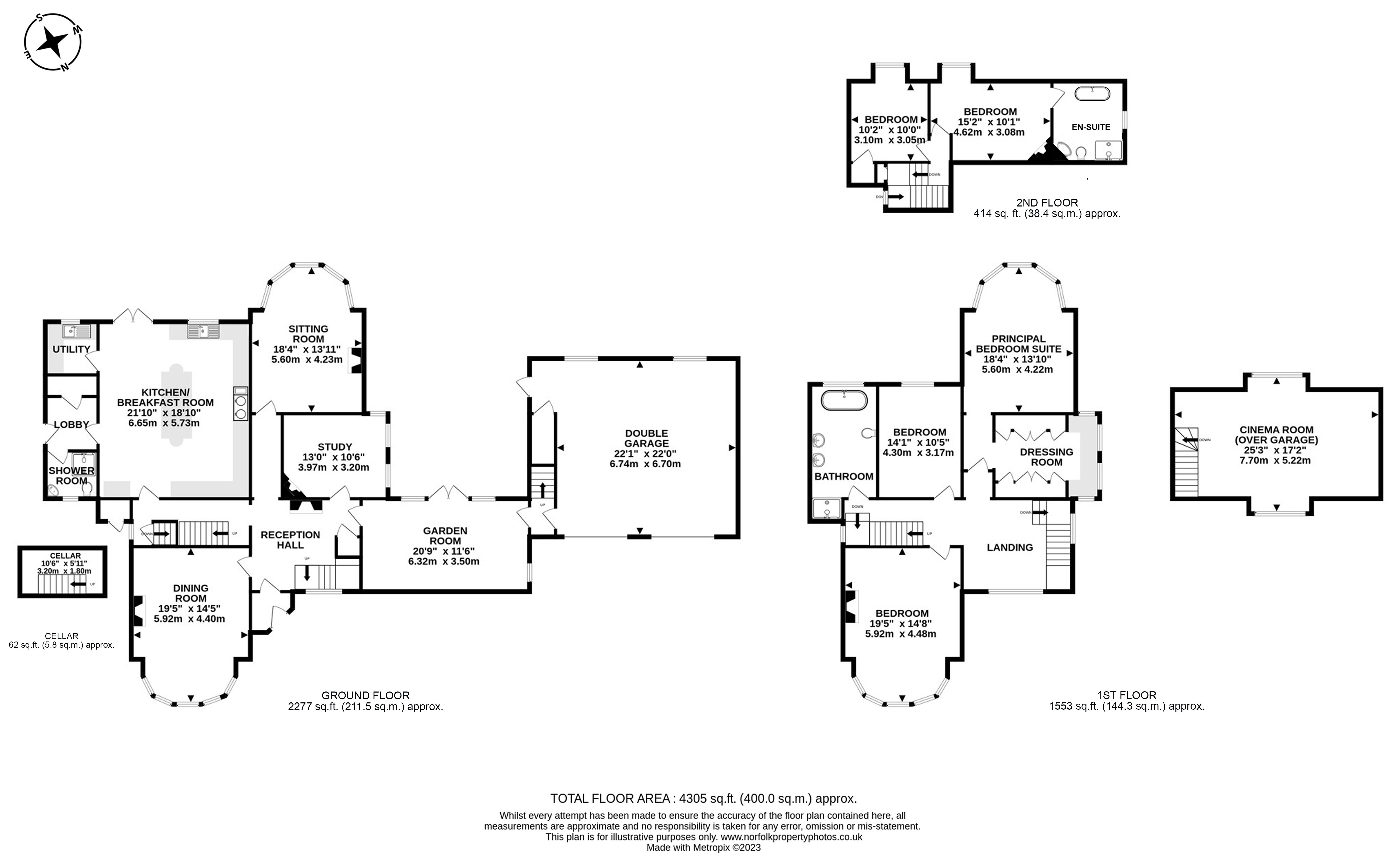 St. Ninians, 2, Strumpshaw Road, Norwich floorplan