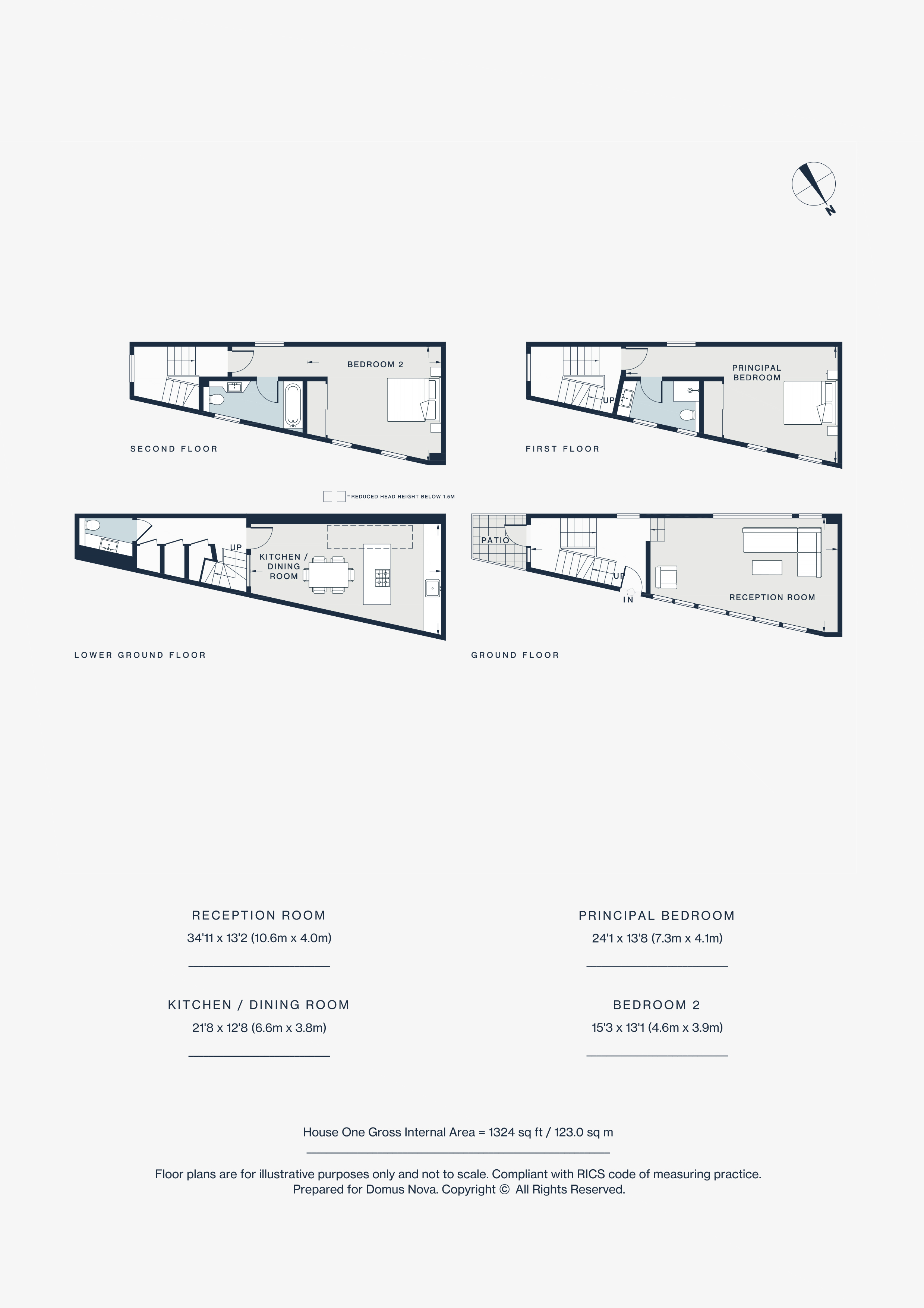 1, Lexham Mews, London floorplan