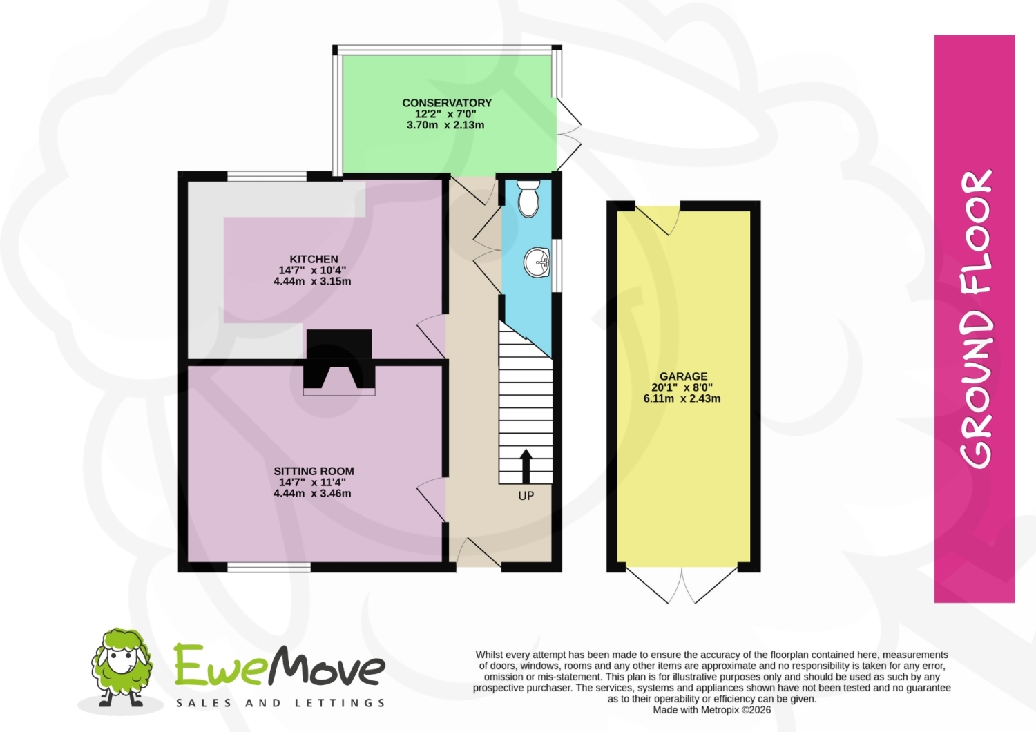 91, MEADOWCROFT, SWINDON floorplan