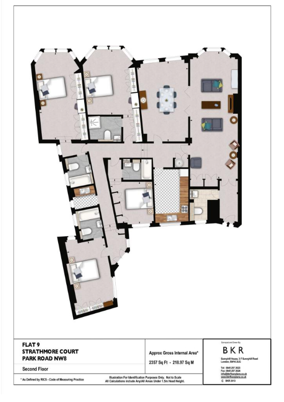 Strathmore Court, Park Road, London NW8, London floorplan