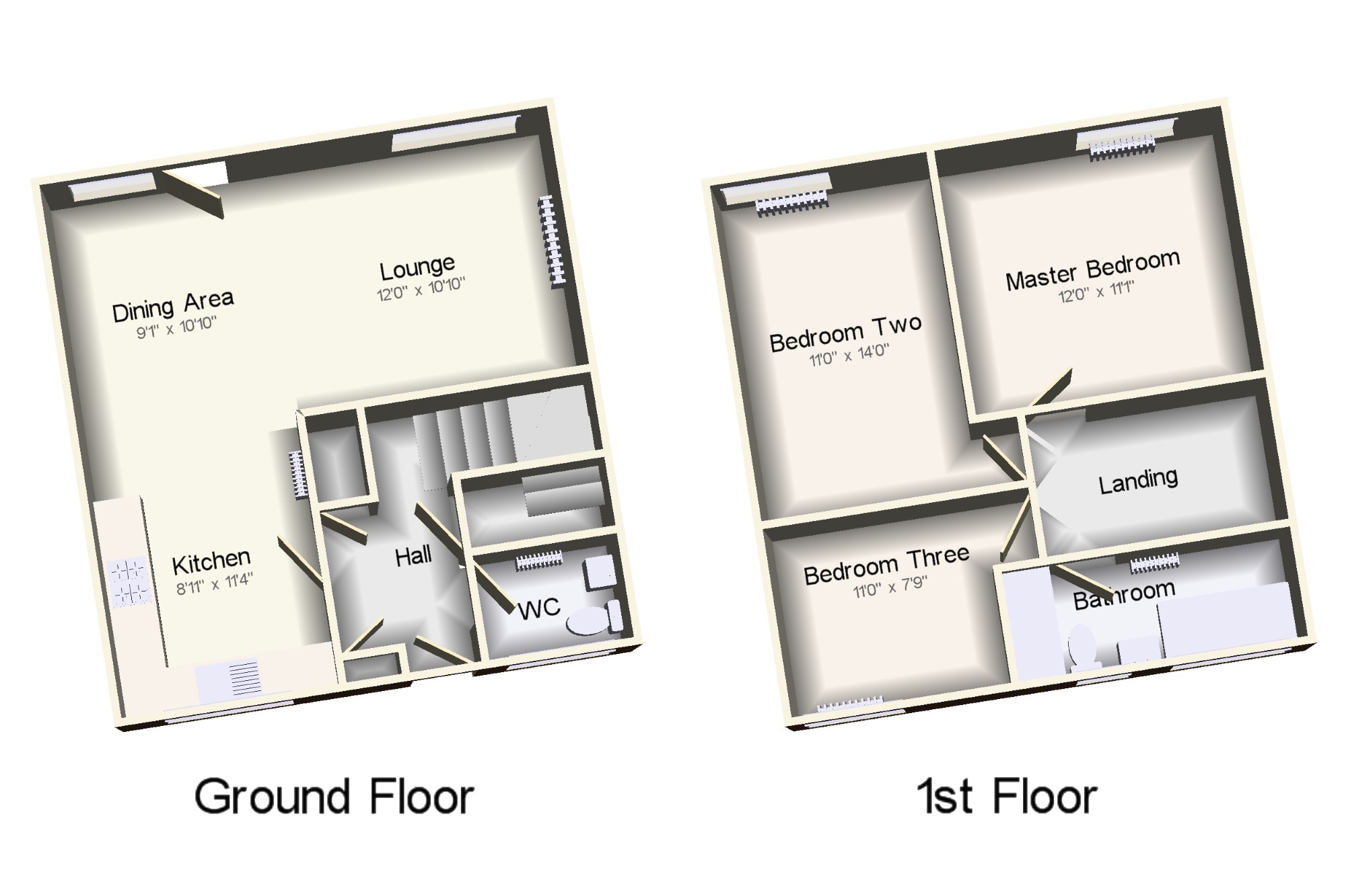 3 Bedrooms Terraced house for sale in Linton Walk, Salford, Greater Manchester M7