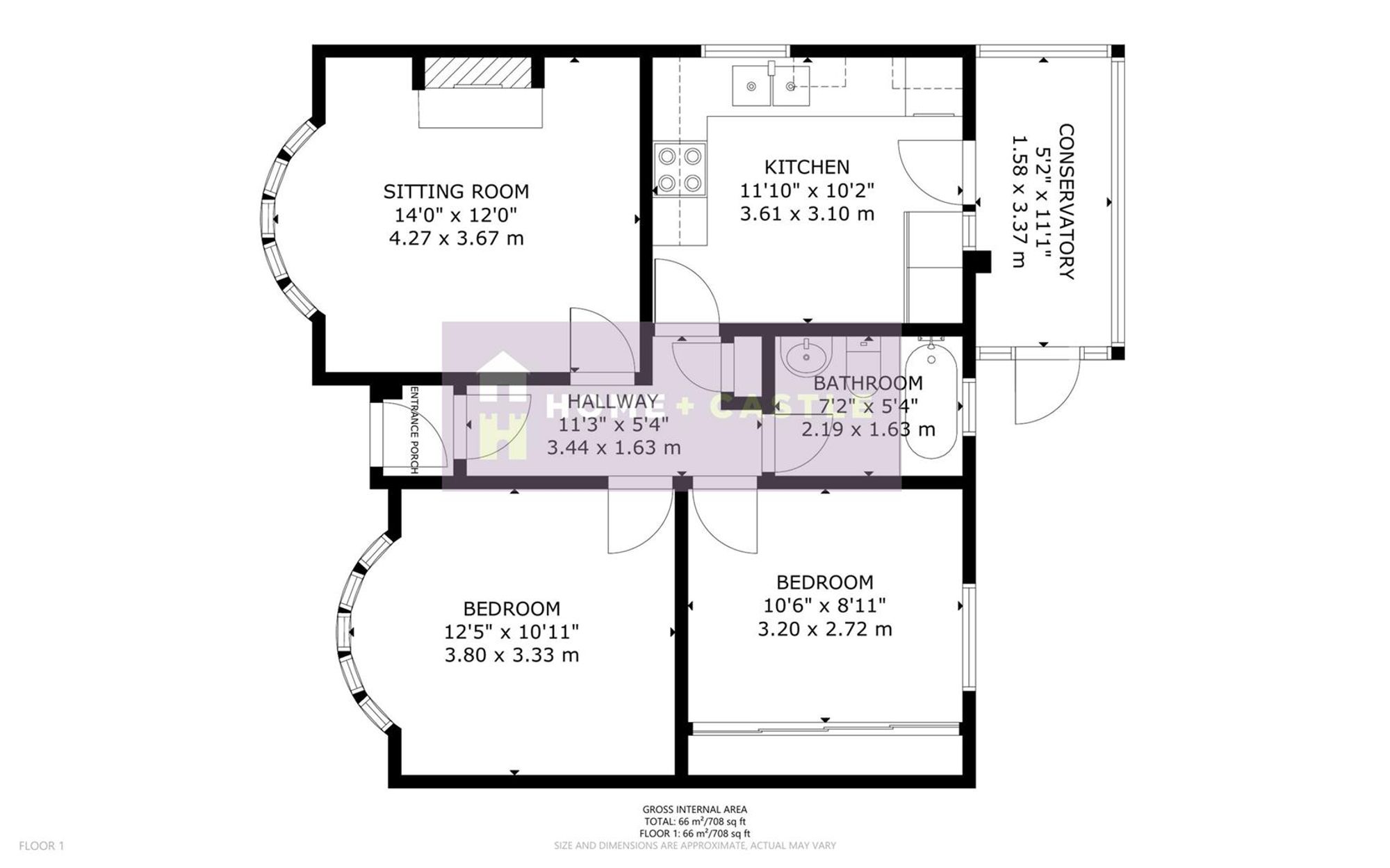 11 Reynoldstown Lane, Polegate floorplan