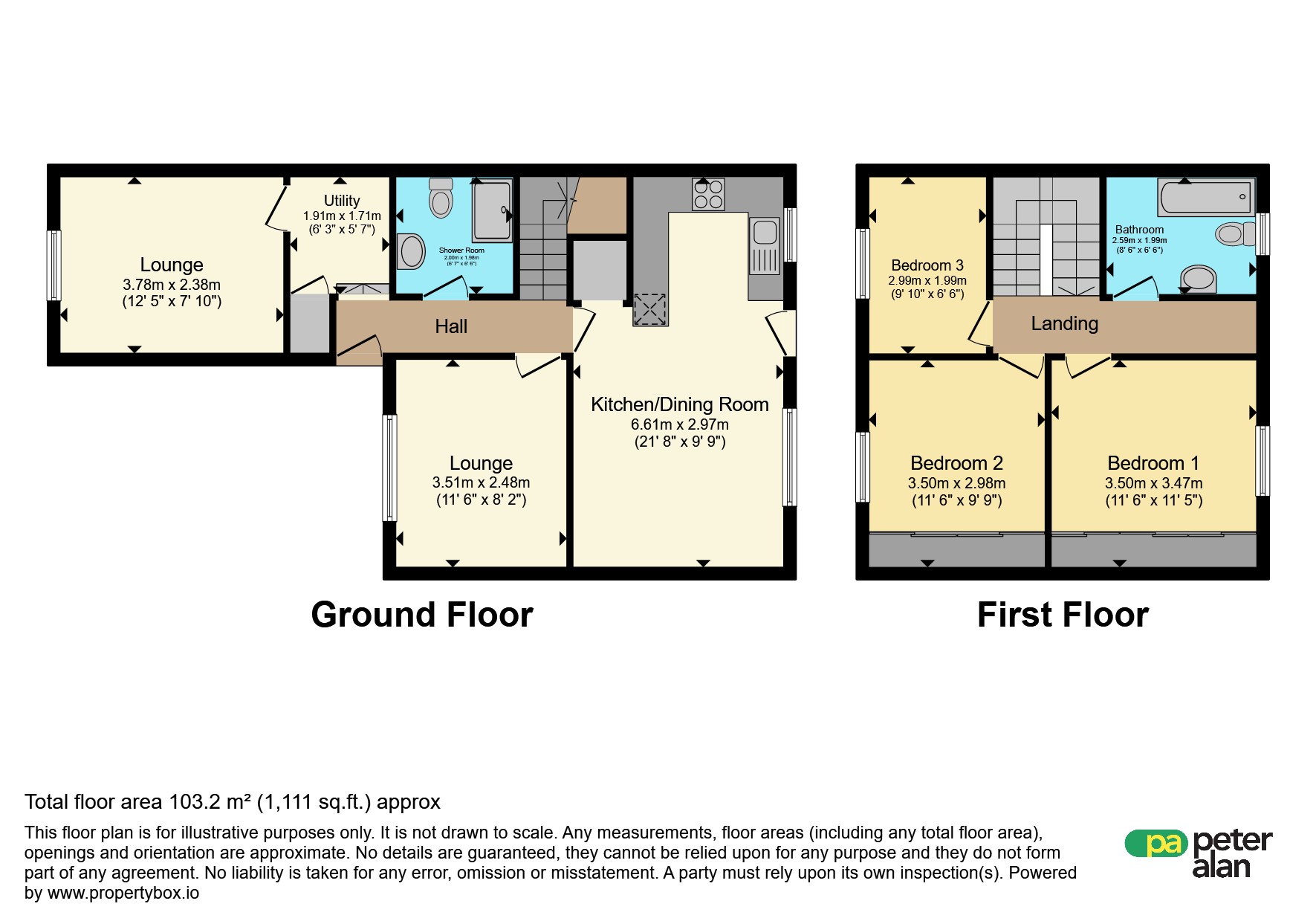 151, Brynglas, Cwmbran floorplan