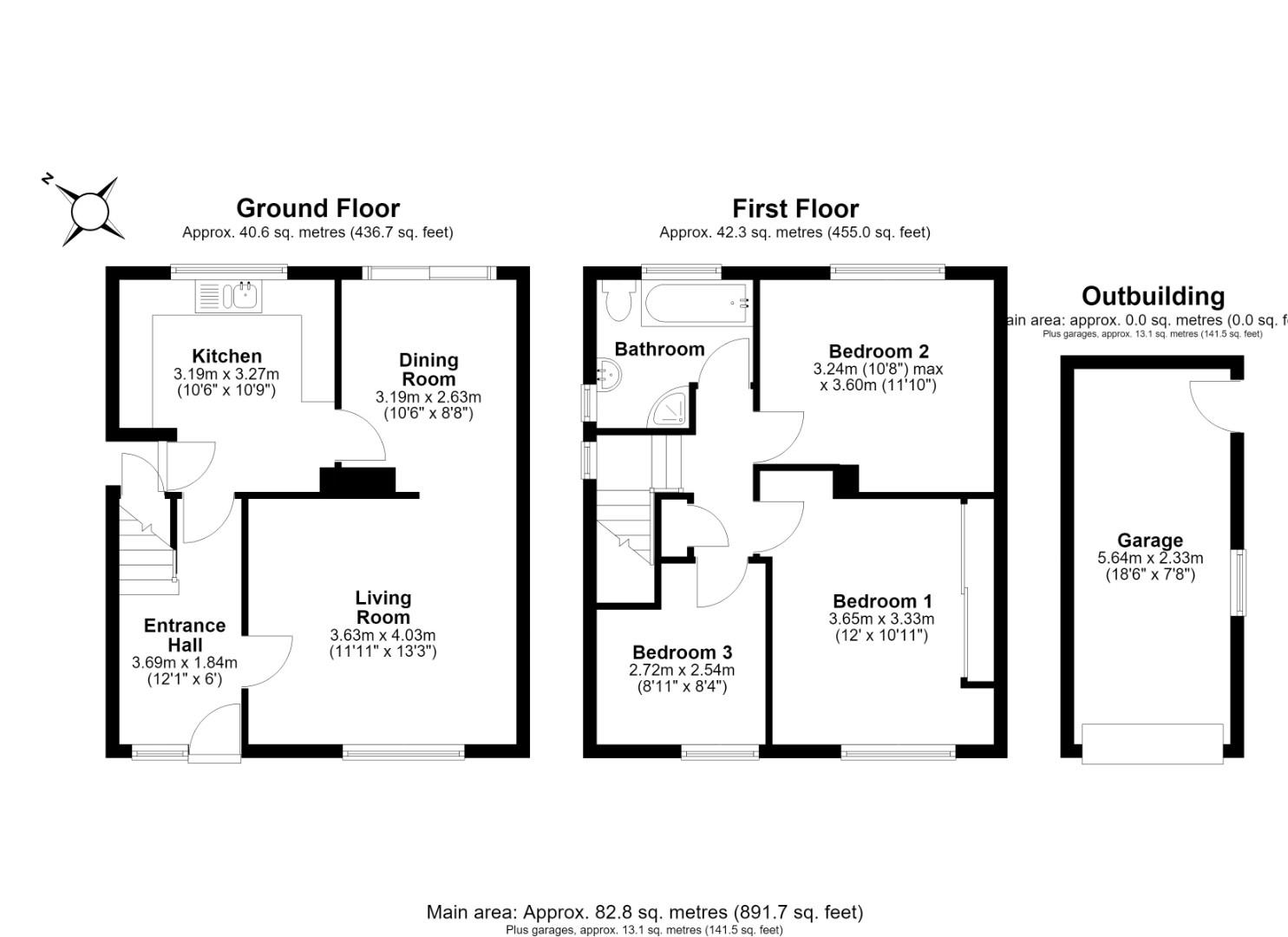 4, Neale Close, Cambridge floorplan