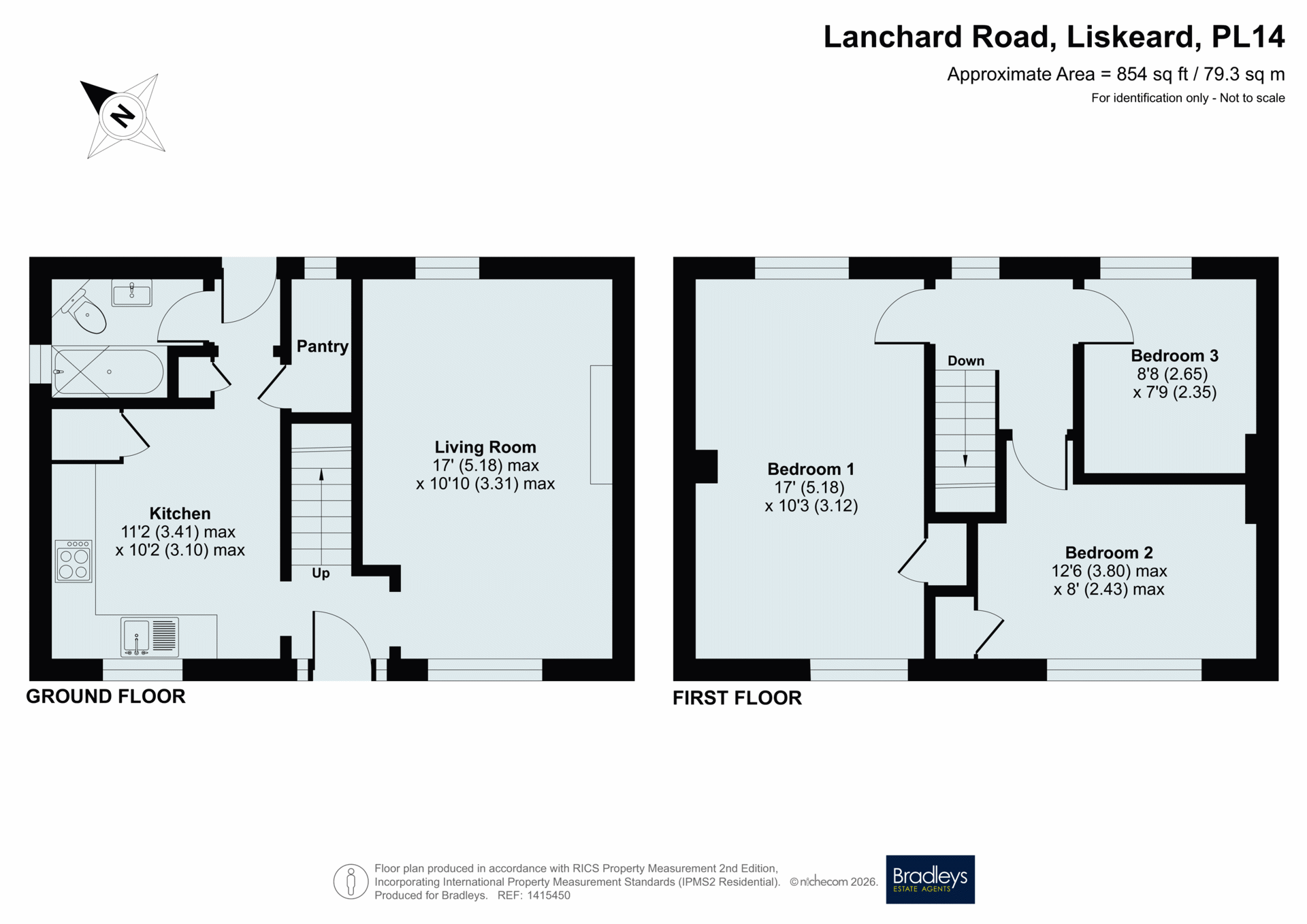 10 Lanchard Road, Liskeard Cornwall, Cornwall floorplan