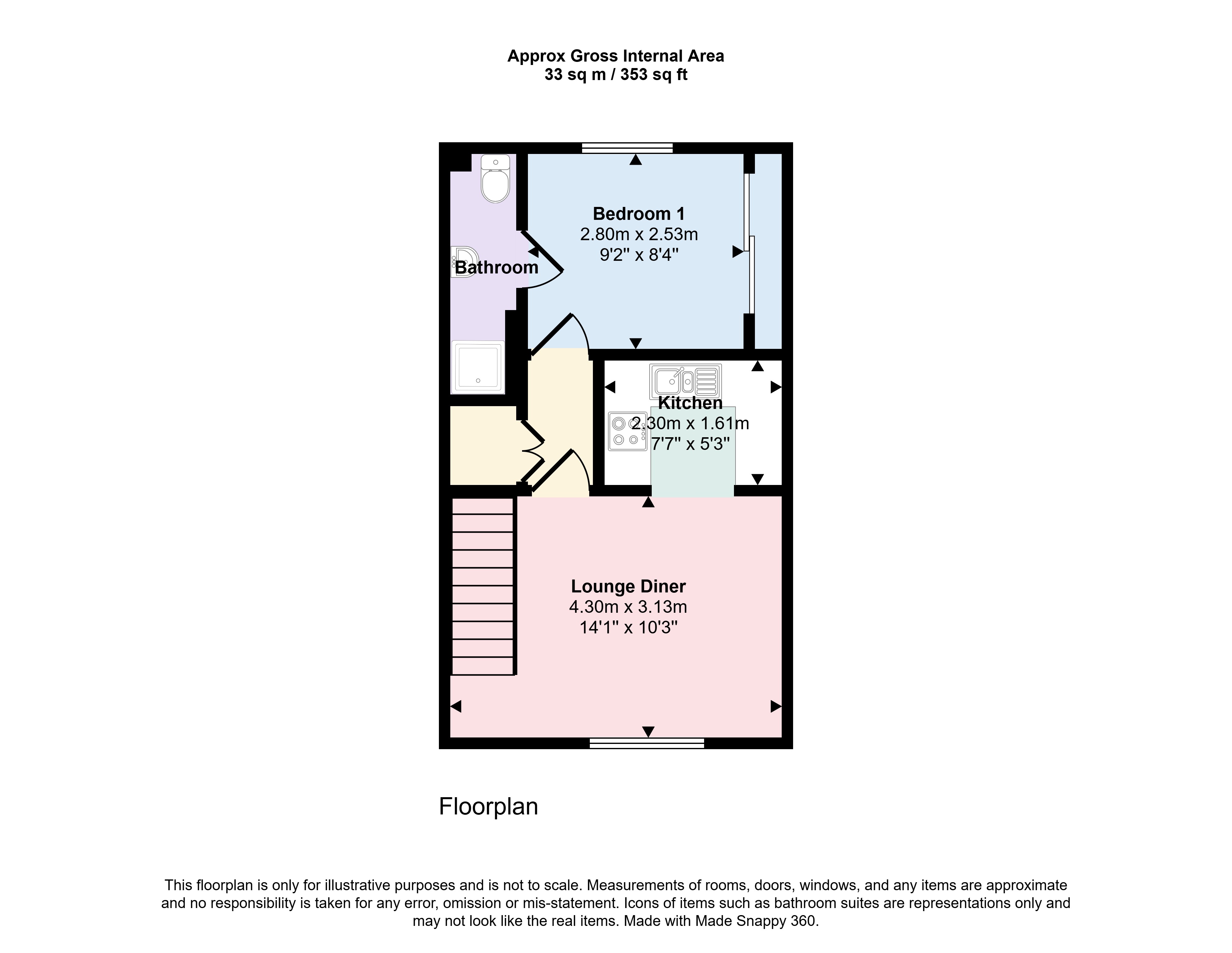 19, Lander Close, Poole floorplan