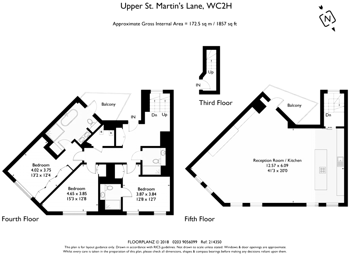 3 Bedrooms Flat for sale in Upper St Martins Lane, Covent Gardens, London WC2H