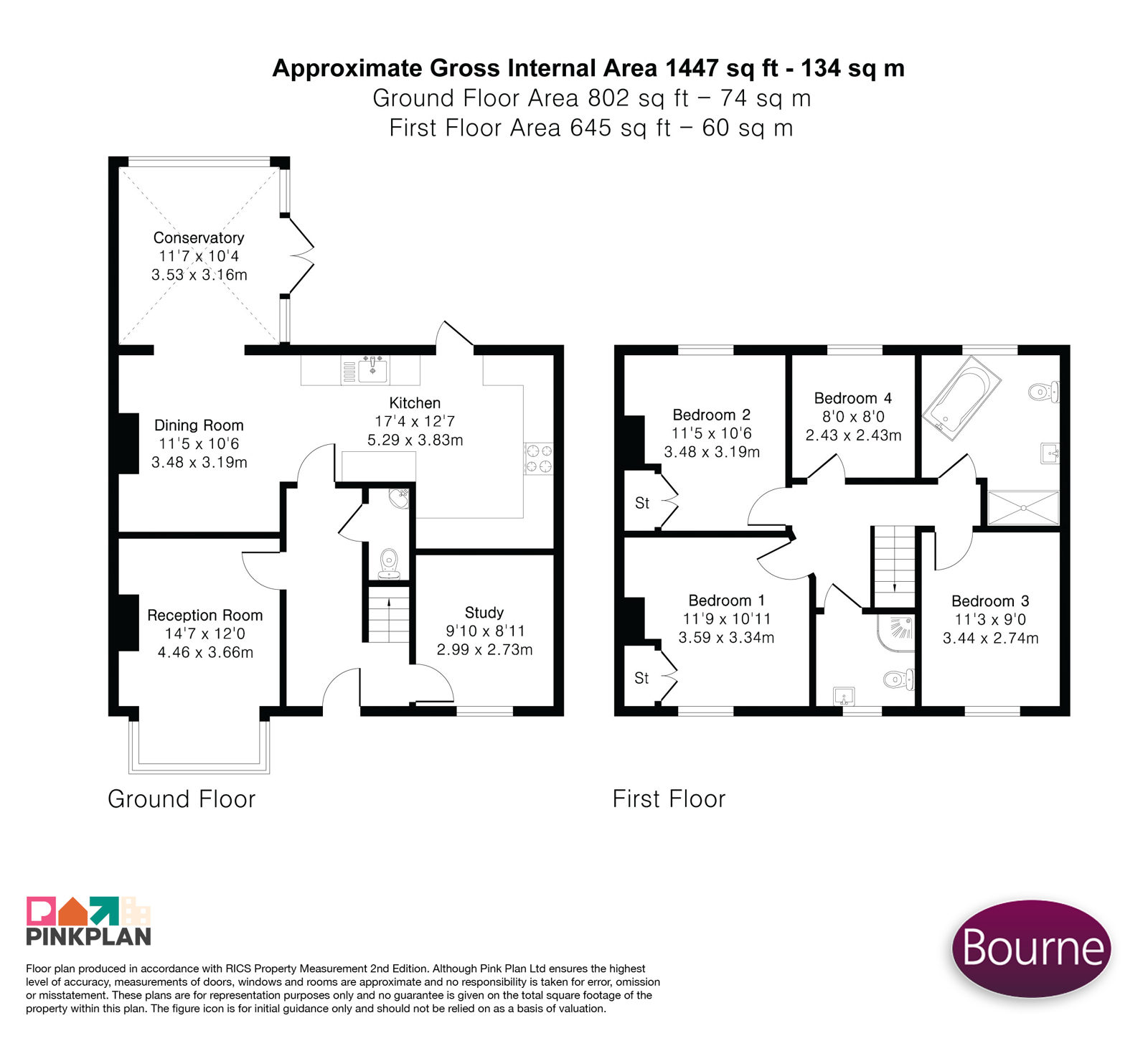 6, South Avenue, Farnham floorplan