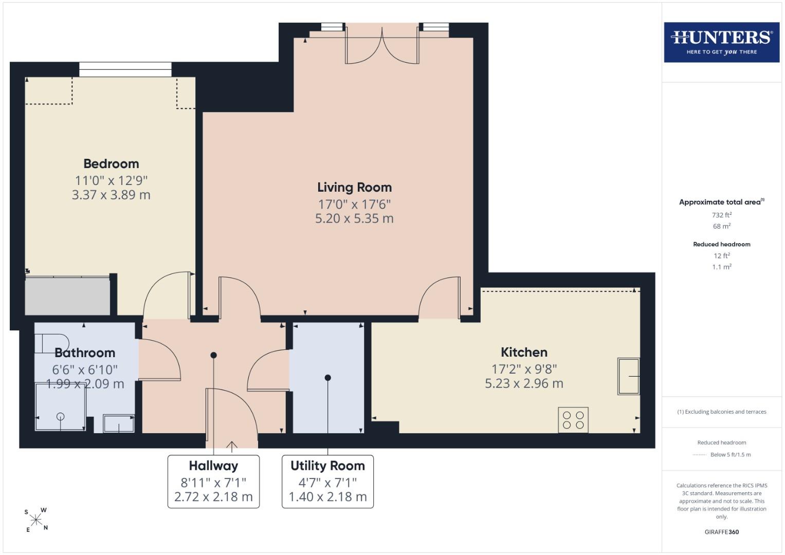 Apartment 50, 26, Filey Road, Scarborough floorplan