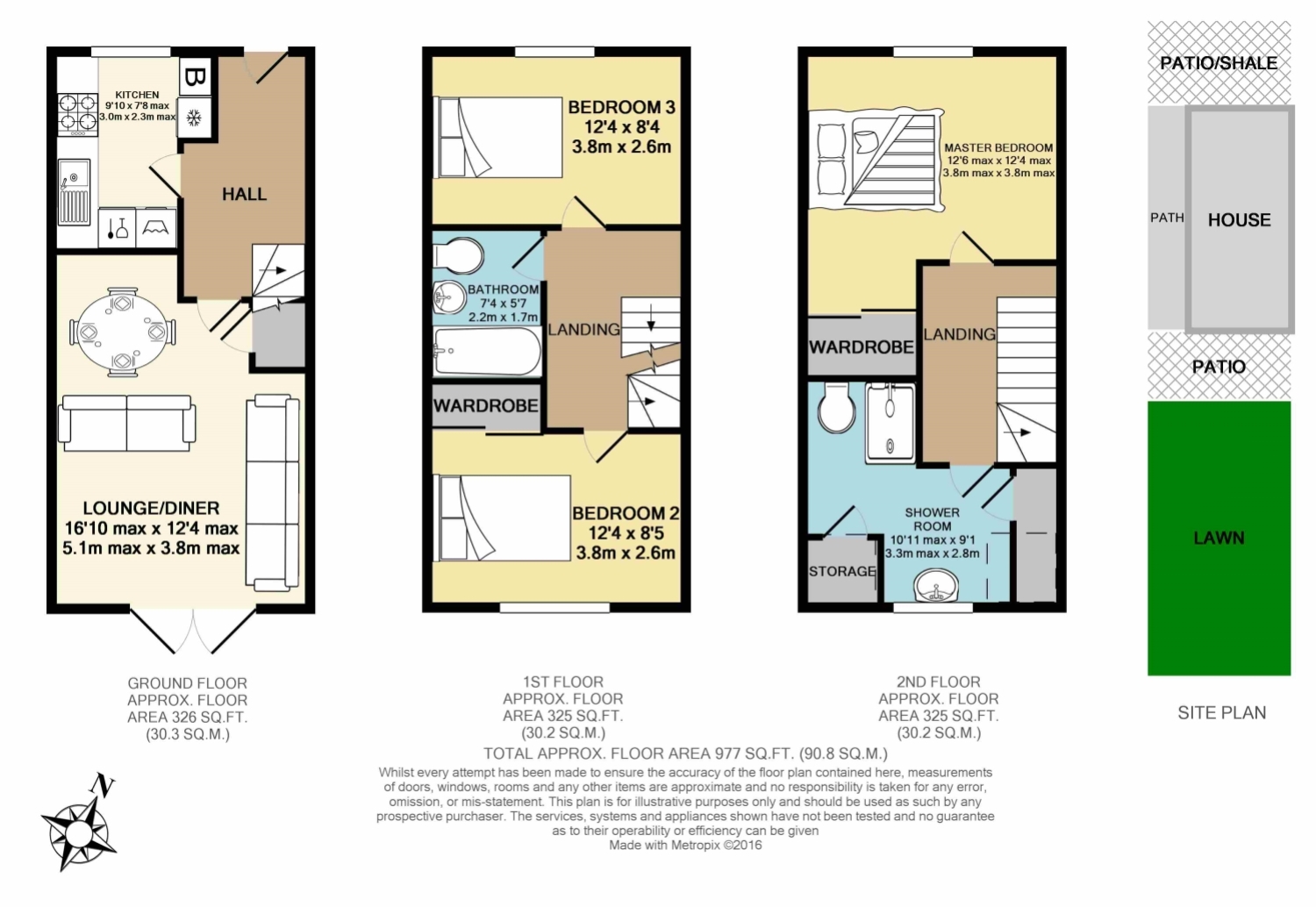 75, King Arthur Drive, Yeovil floorplan