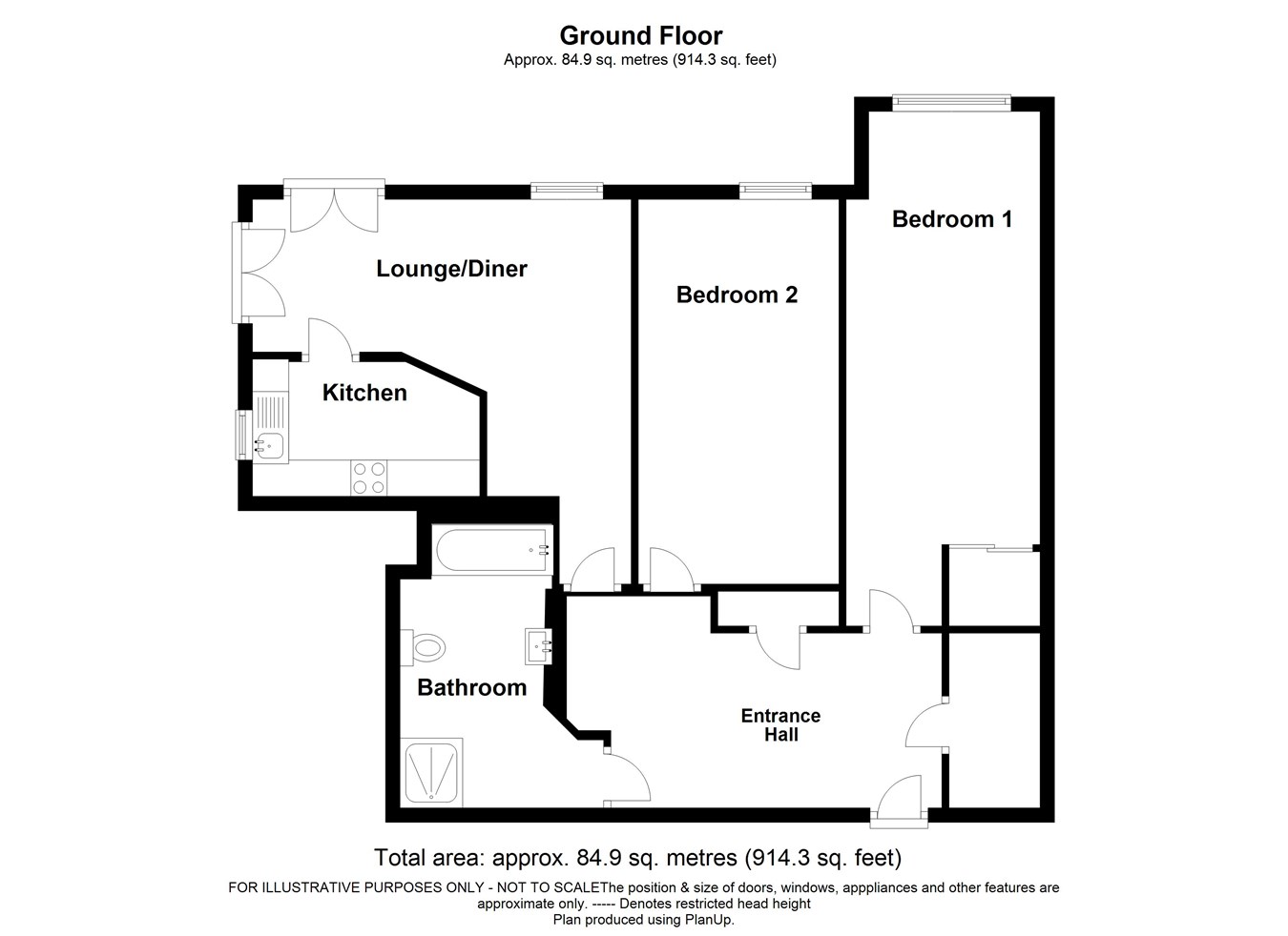 2 Bedrooms  for sale in Goodes Court, Royston SG8