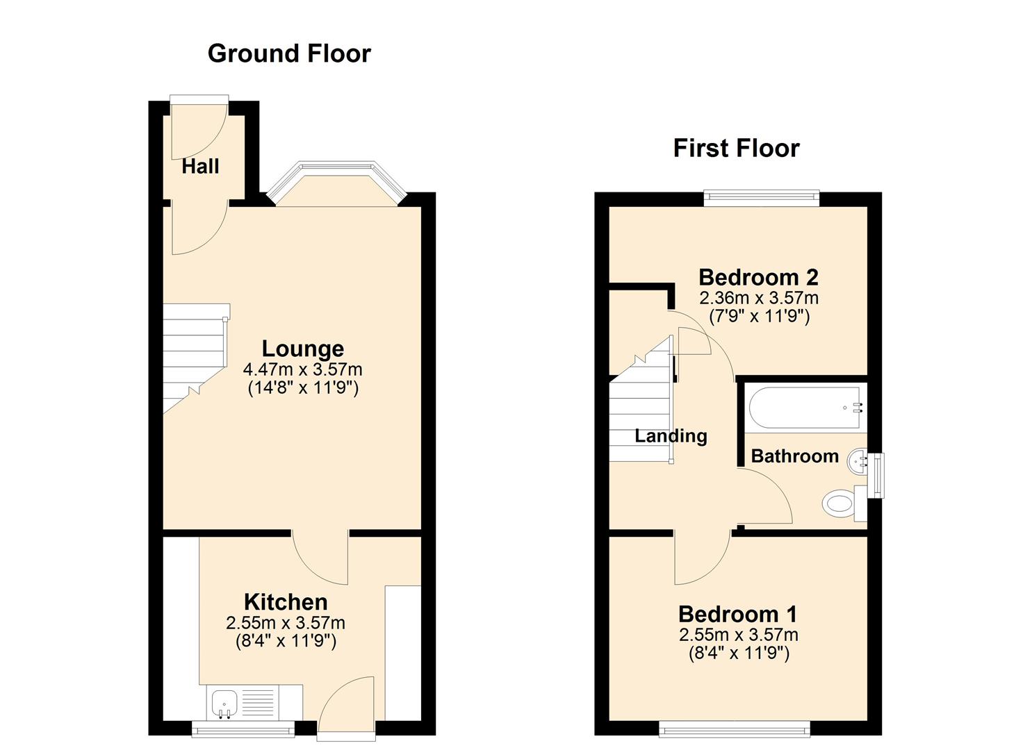 16, Cloverbank View, Hull floorplan
