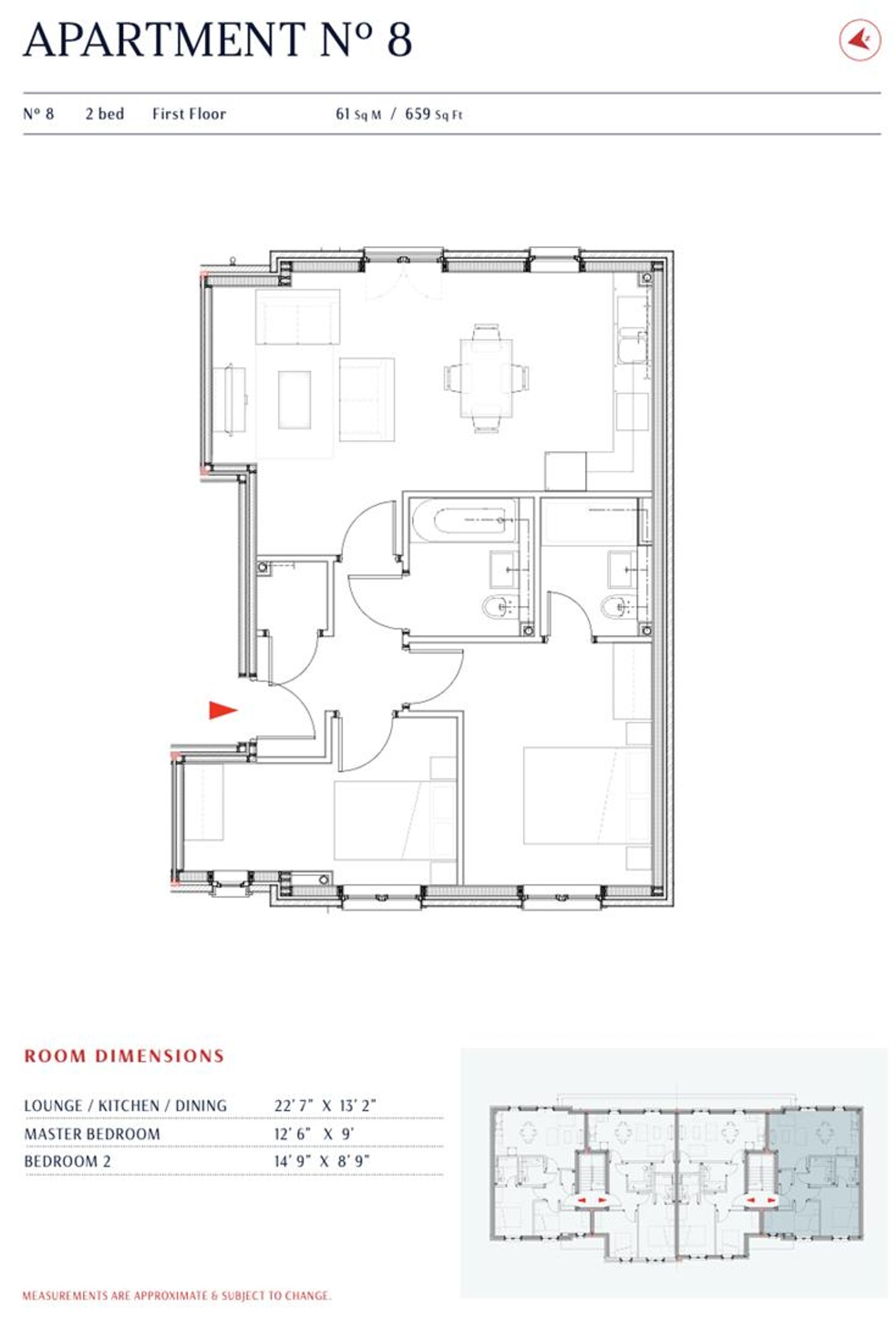 Plot 8 Saltmarsh Place, Tollesbury floorplan