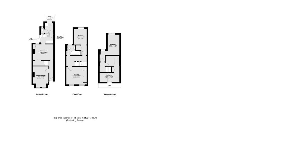 87, York Road, Teddington floorplan