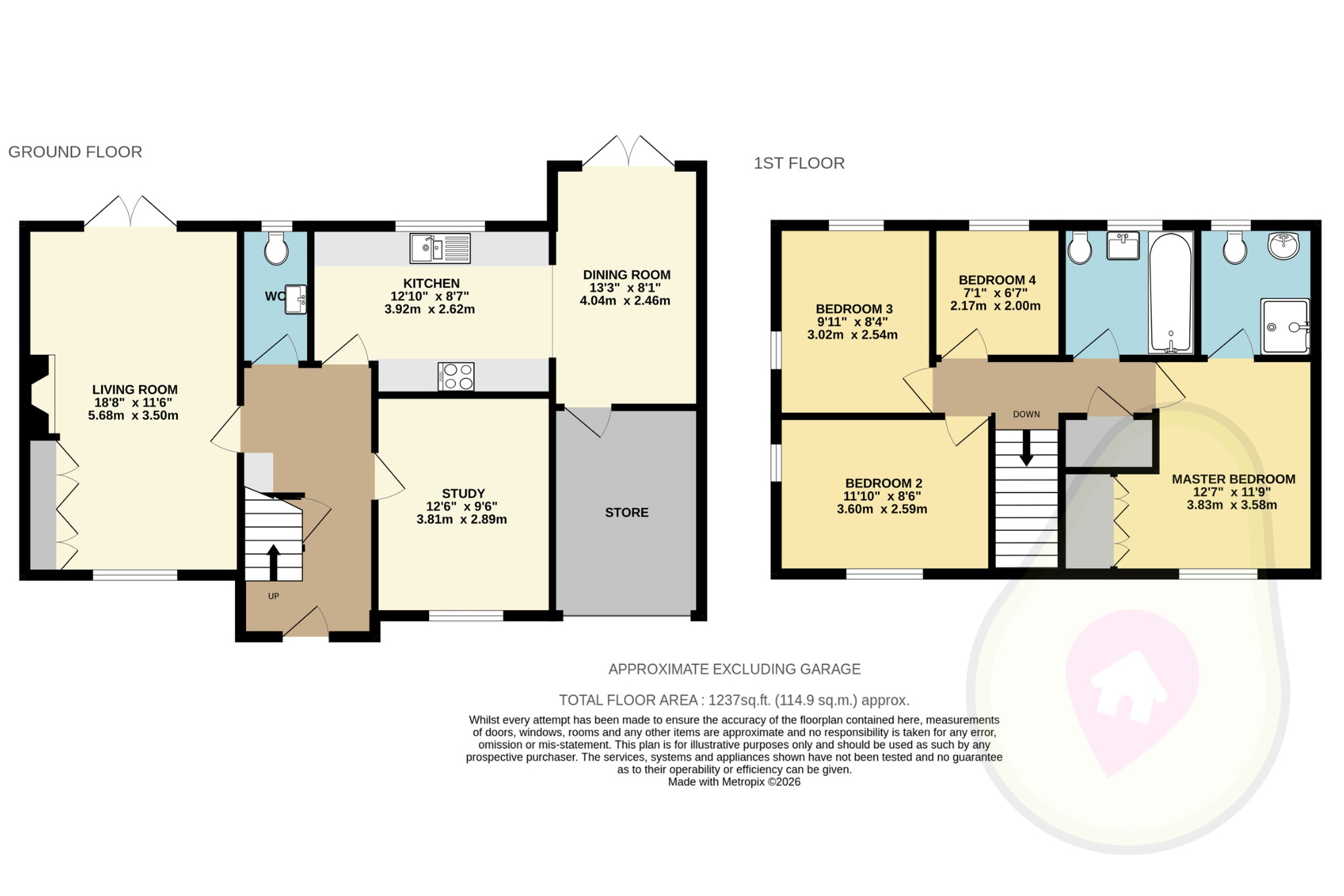 3 Atte Lane, Warfield, Berkshire floorplan