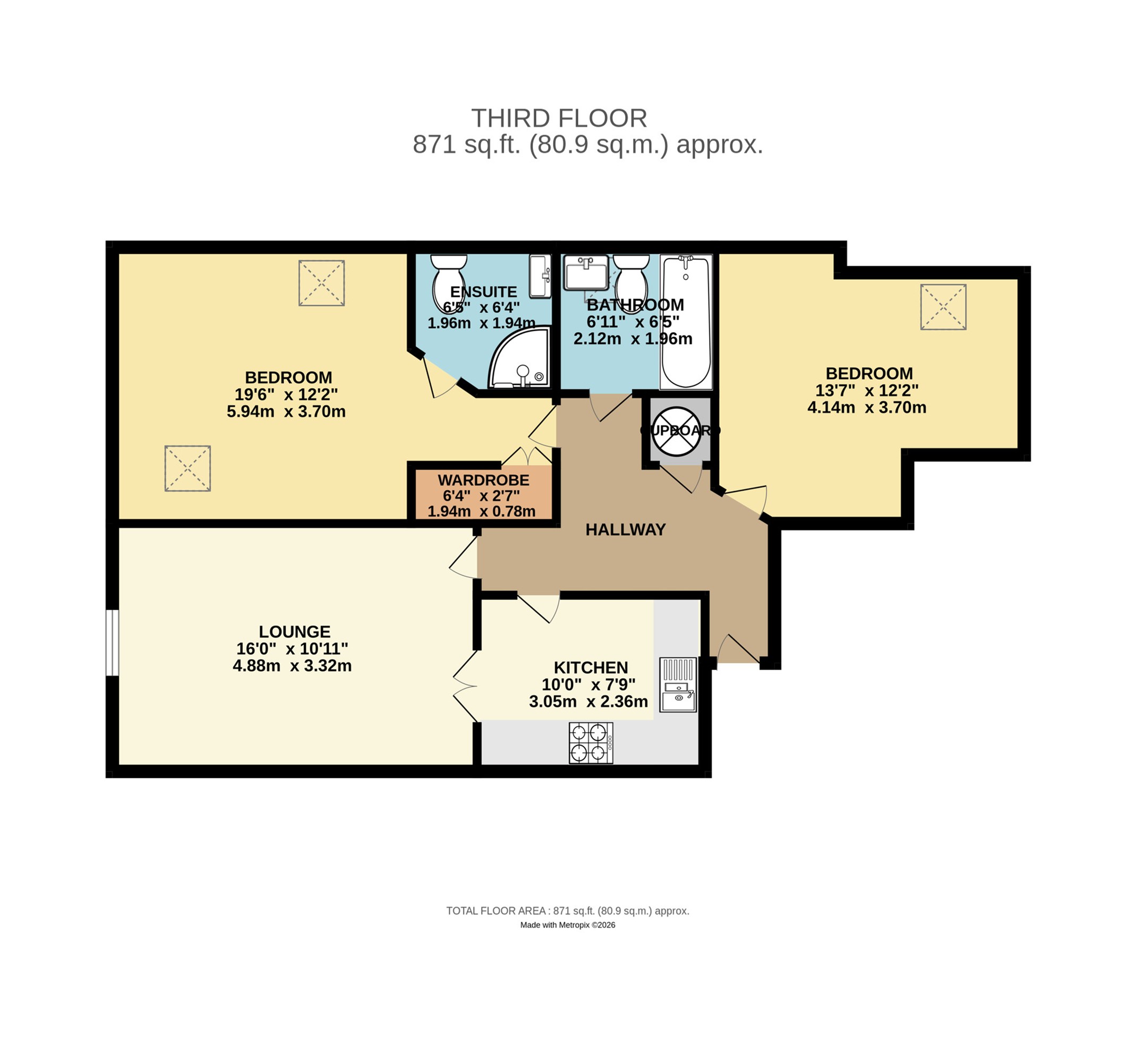 20, Thornbank Lodge, Heaton Moor floorplan