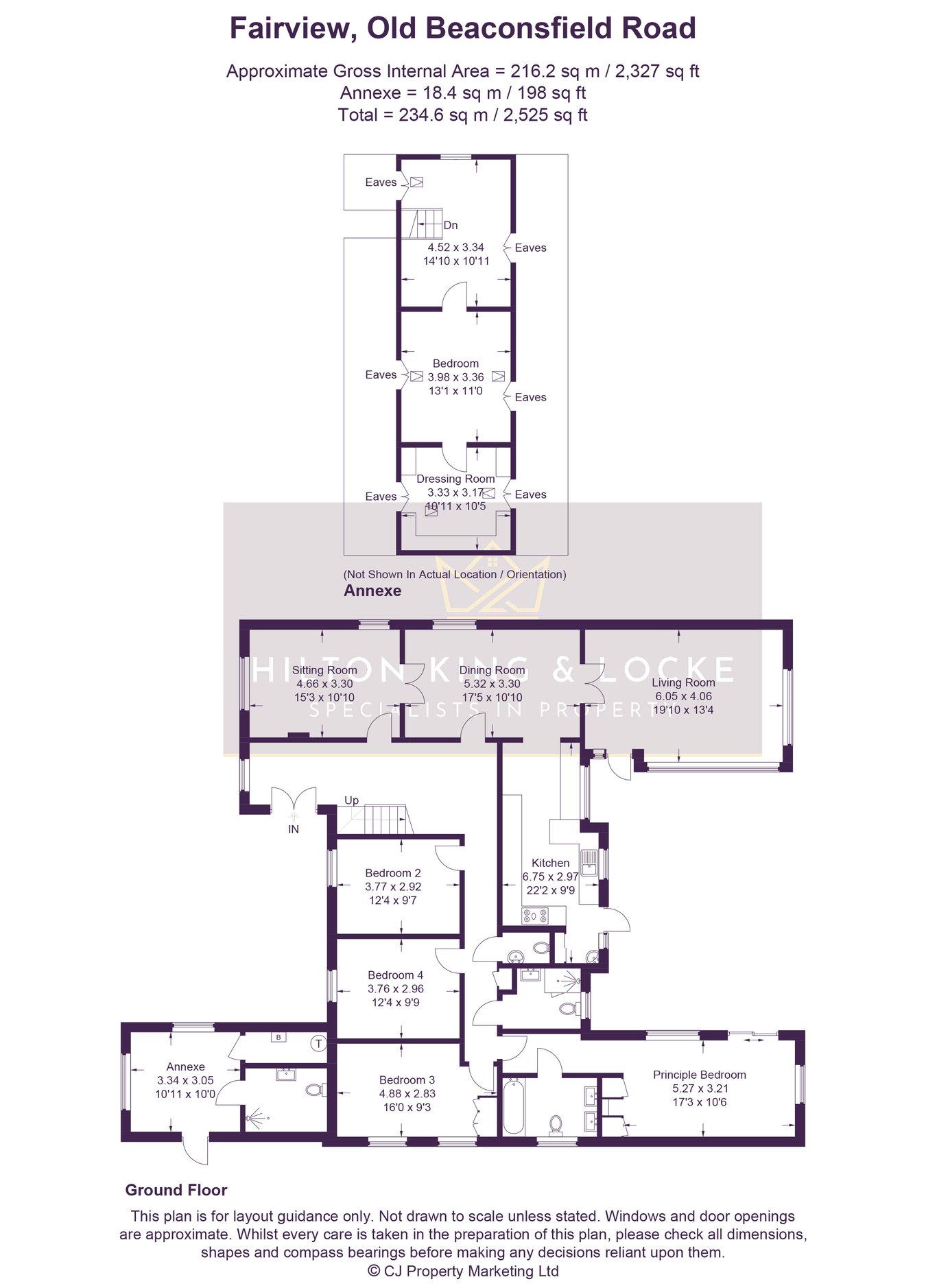 Fairview, Old Beaconsfield Road, Farnham Common floorplan