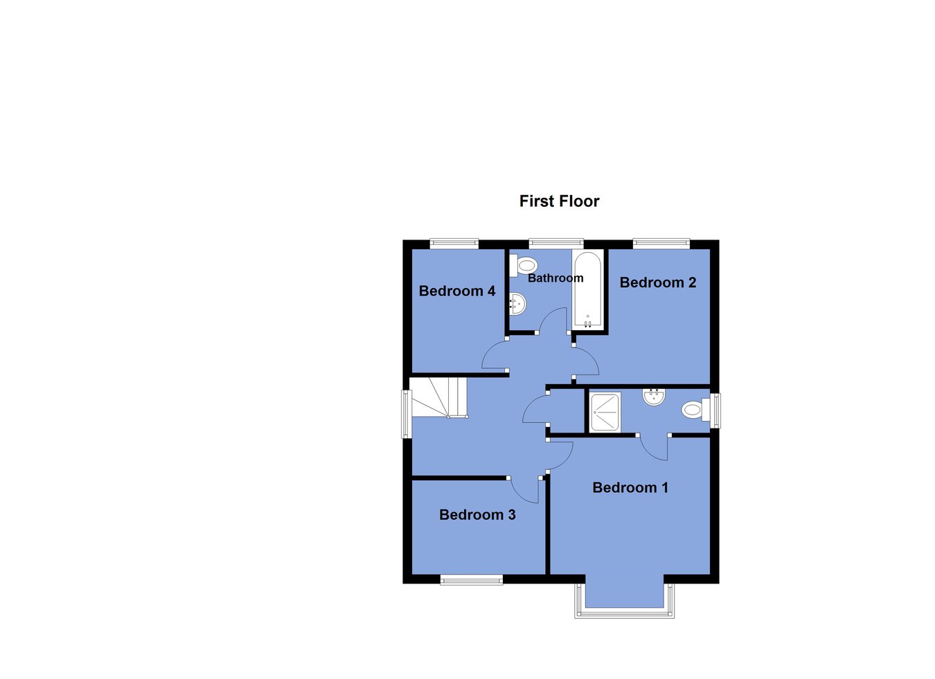 1, Vauze House Close, Bolton floorplan