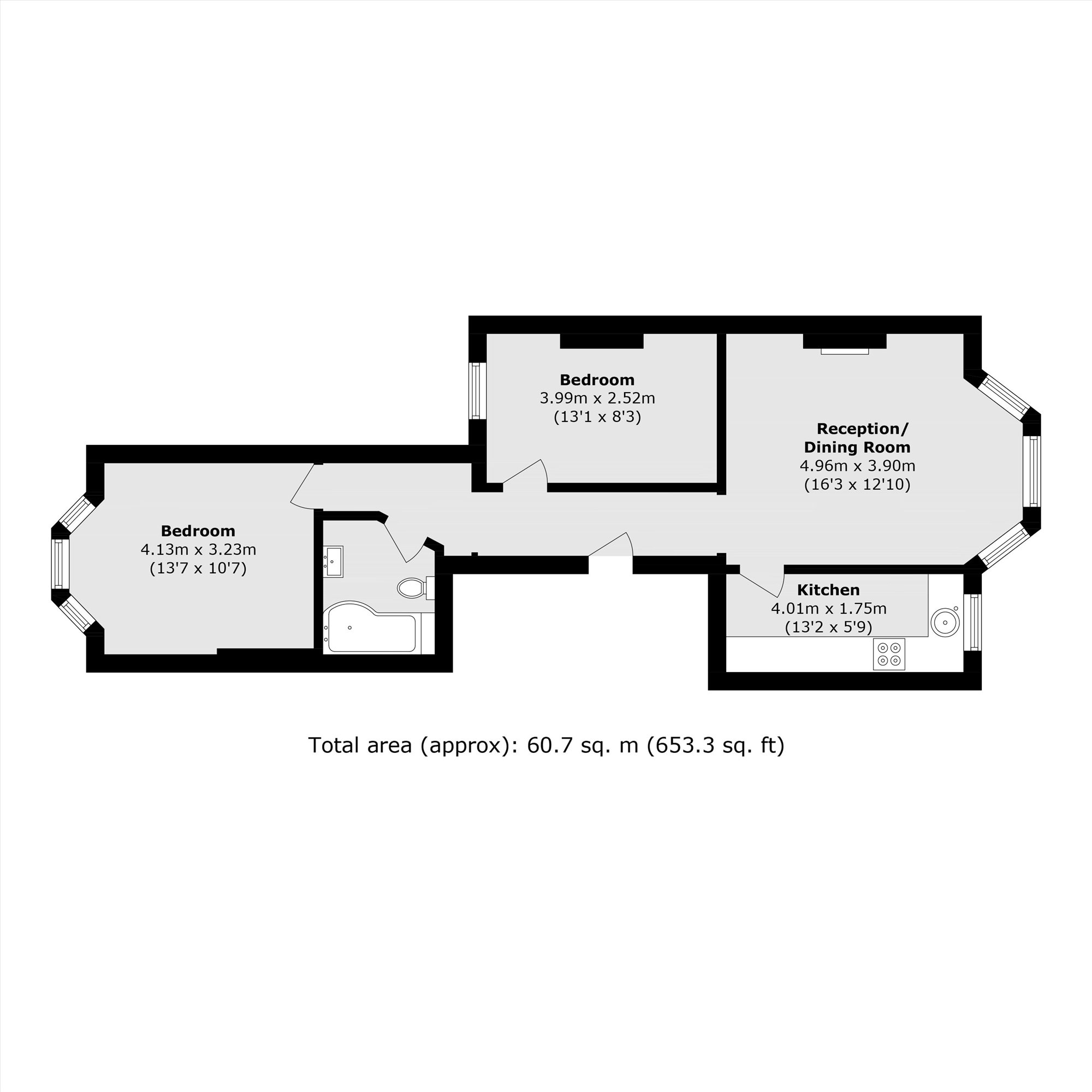 Flat B, 20, Champion Grove, London floorplan