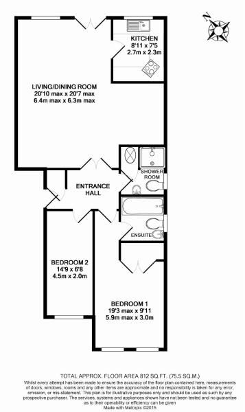 2 Bedrooms Flat to rent in Raleigh Way, Frimley, Camberley GU16