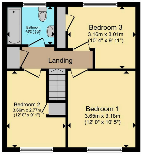 77E,, Shrewsbury Lane, London floorplan