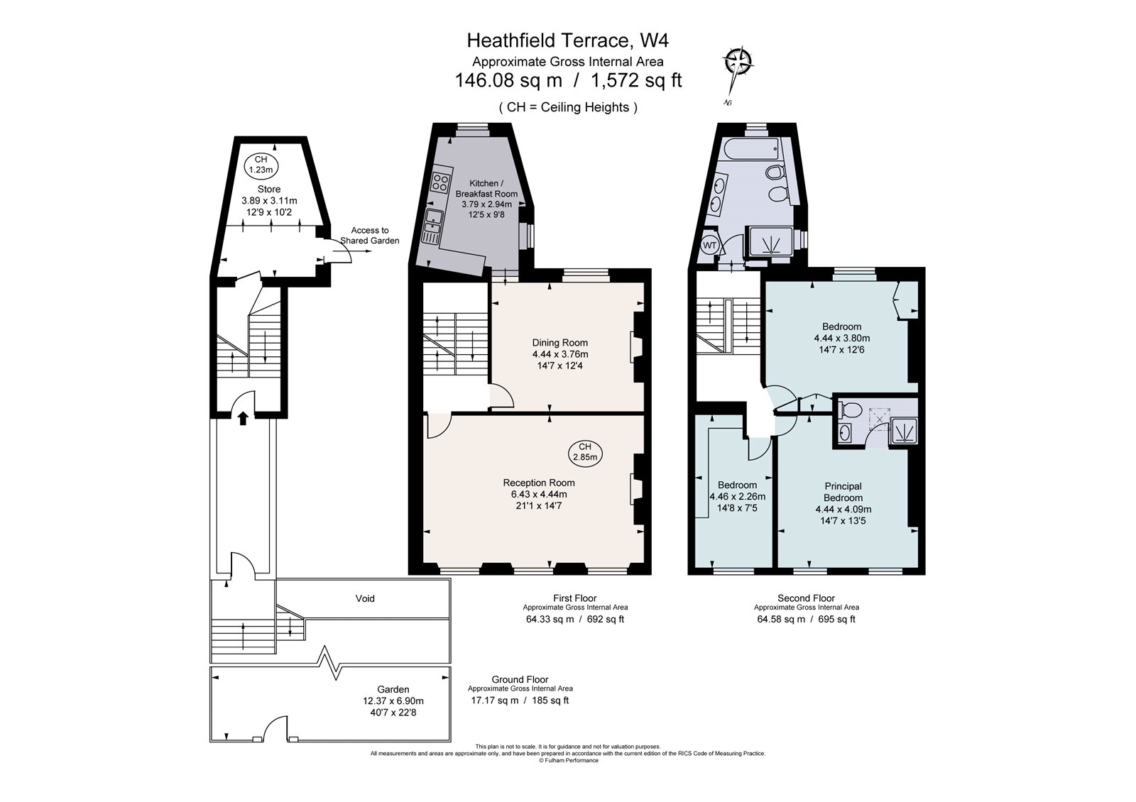 Heathfield Terrace, Chiswick, London W4, 3 bedroom for sale