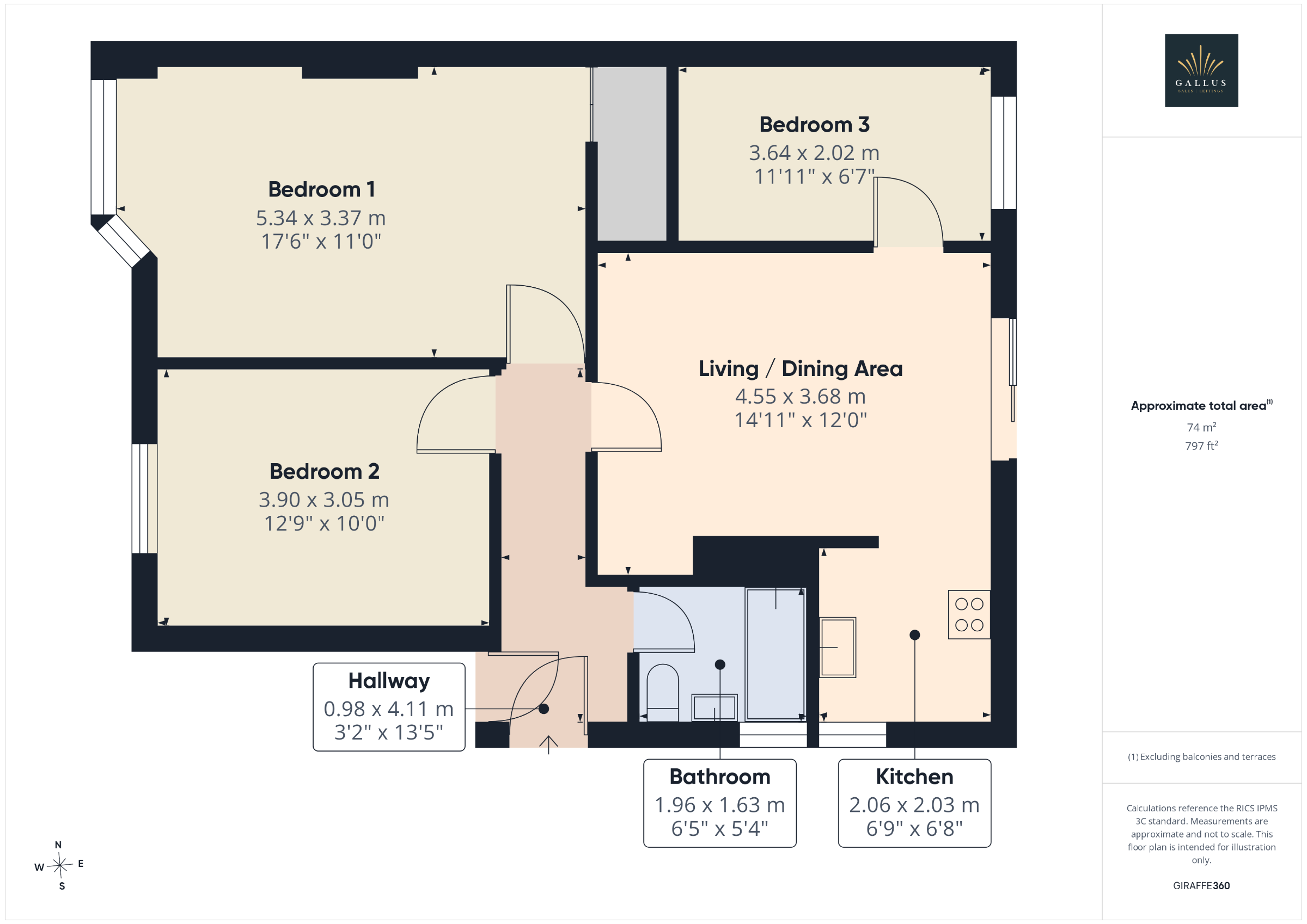 151 Monifieth Avenue, Glasgow floorplan