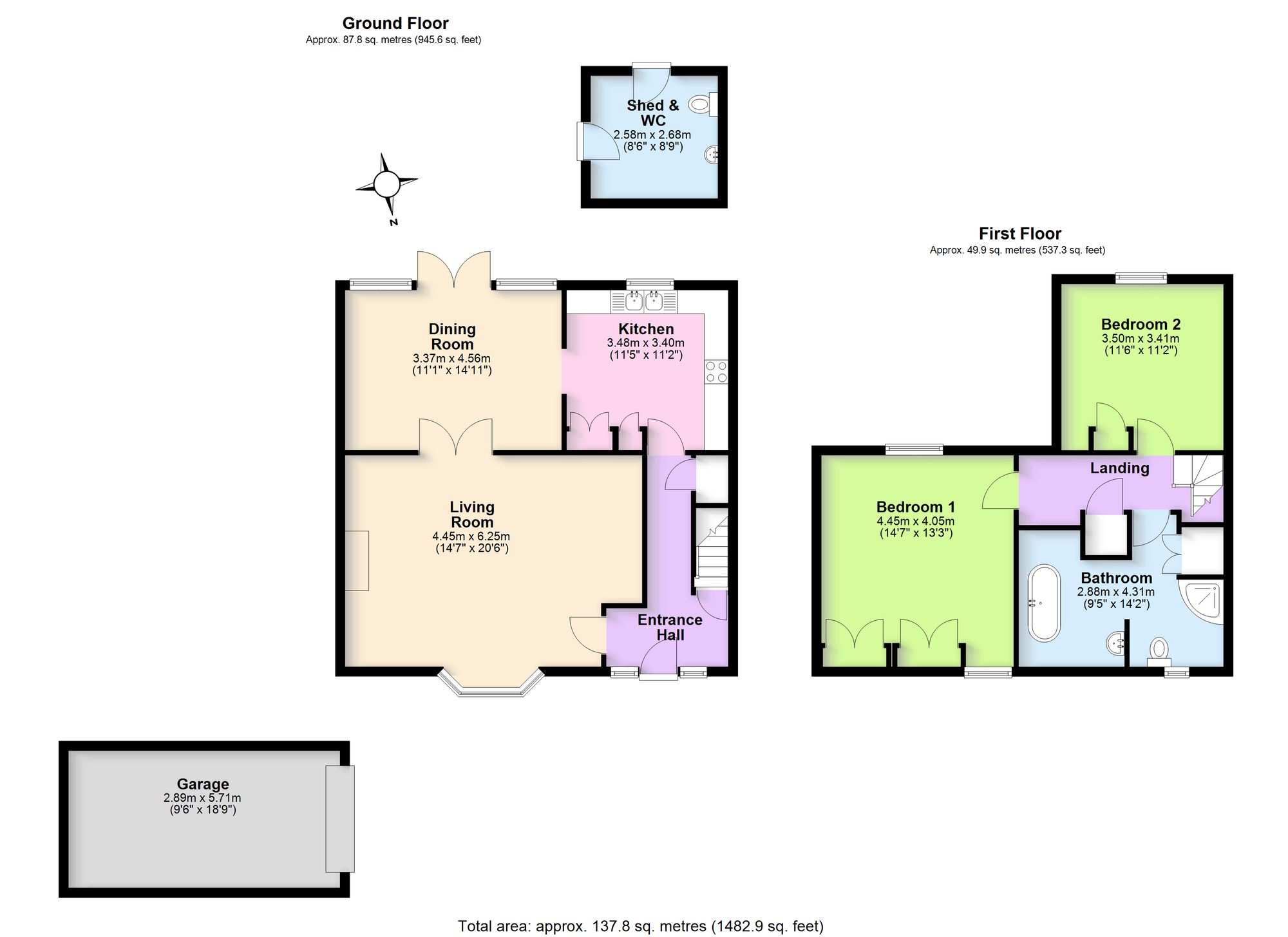 2 Rectory Cottages Stoneleigh Abbey, Kenilworth floorplan