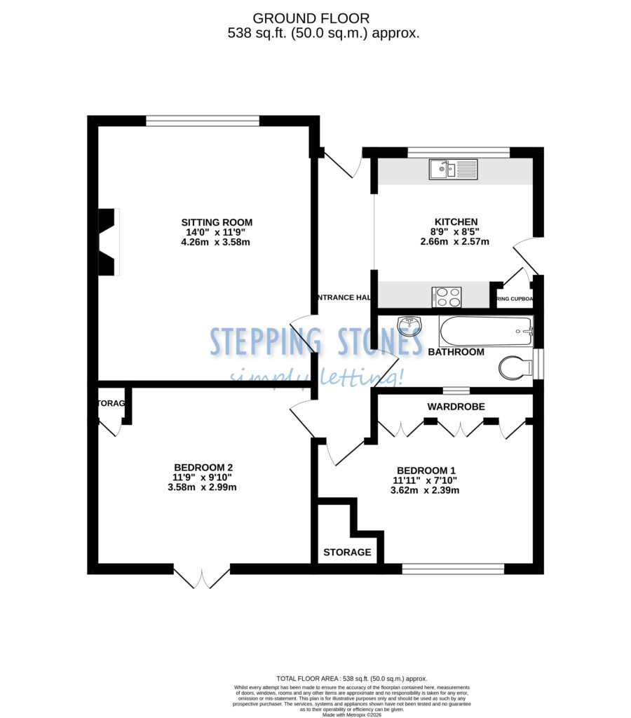 34, Britannia Road, Banbury floorplan