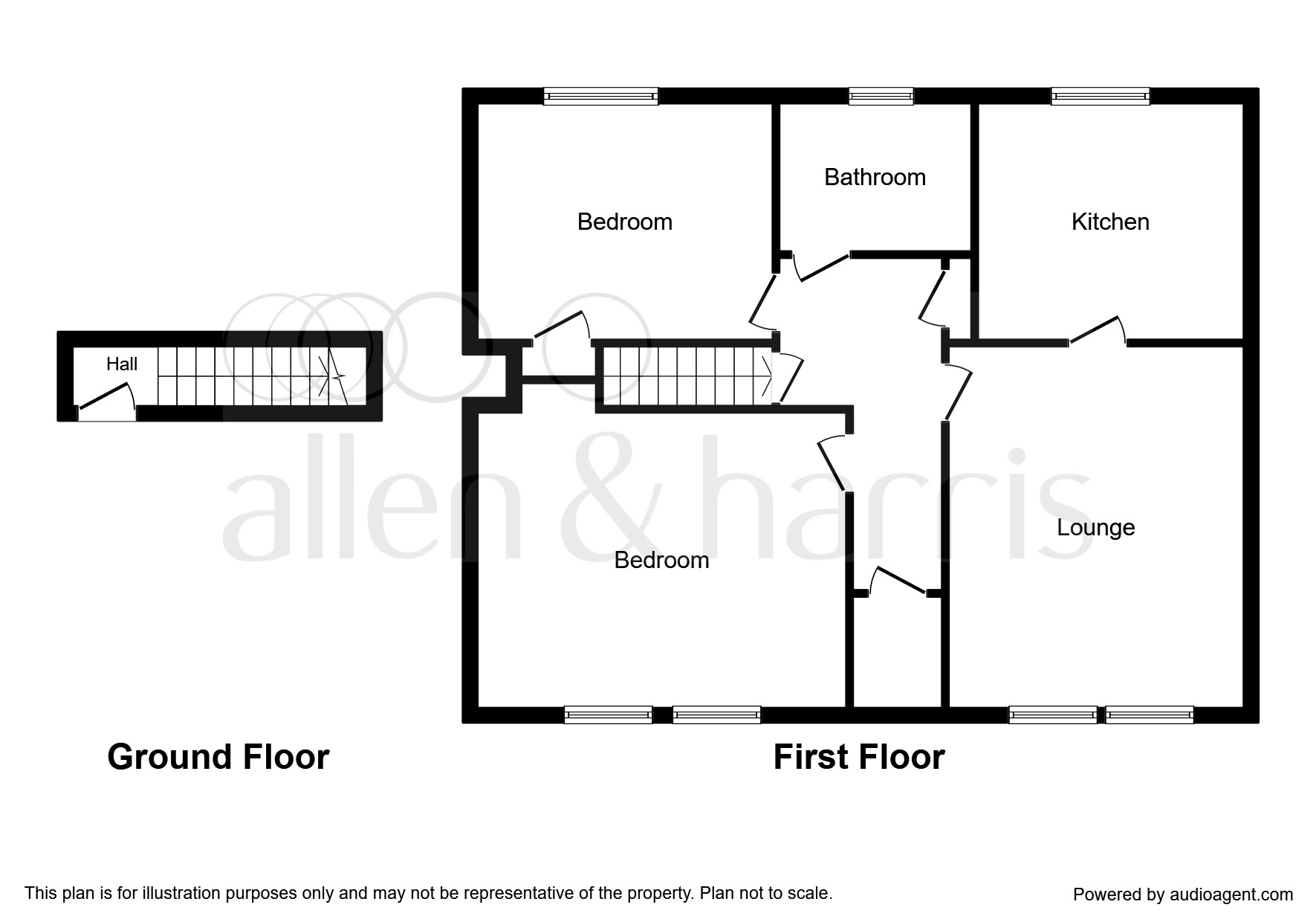 2 Bedrooms Flat for sale in Methven Avenue, Kilmarnock KA1