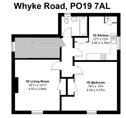 1D, Whyke Road, Chichester floorplan