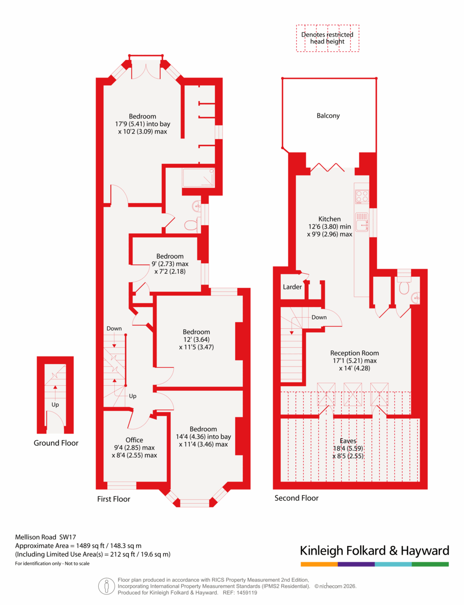 202, Mellison Road, London floorplan