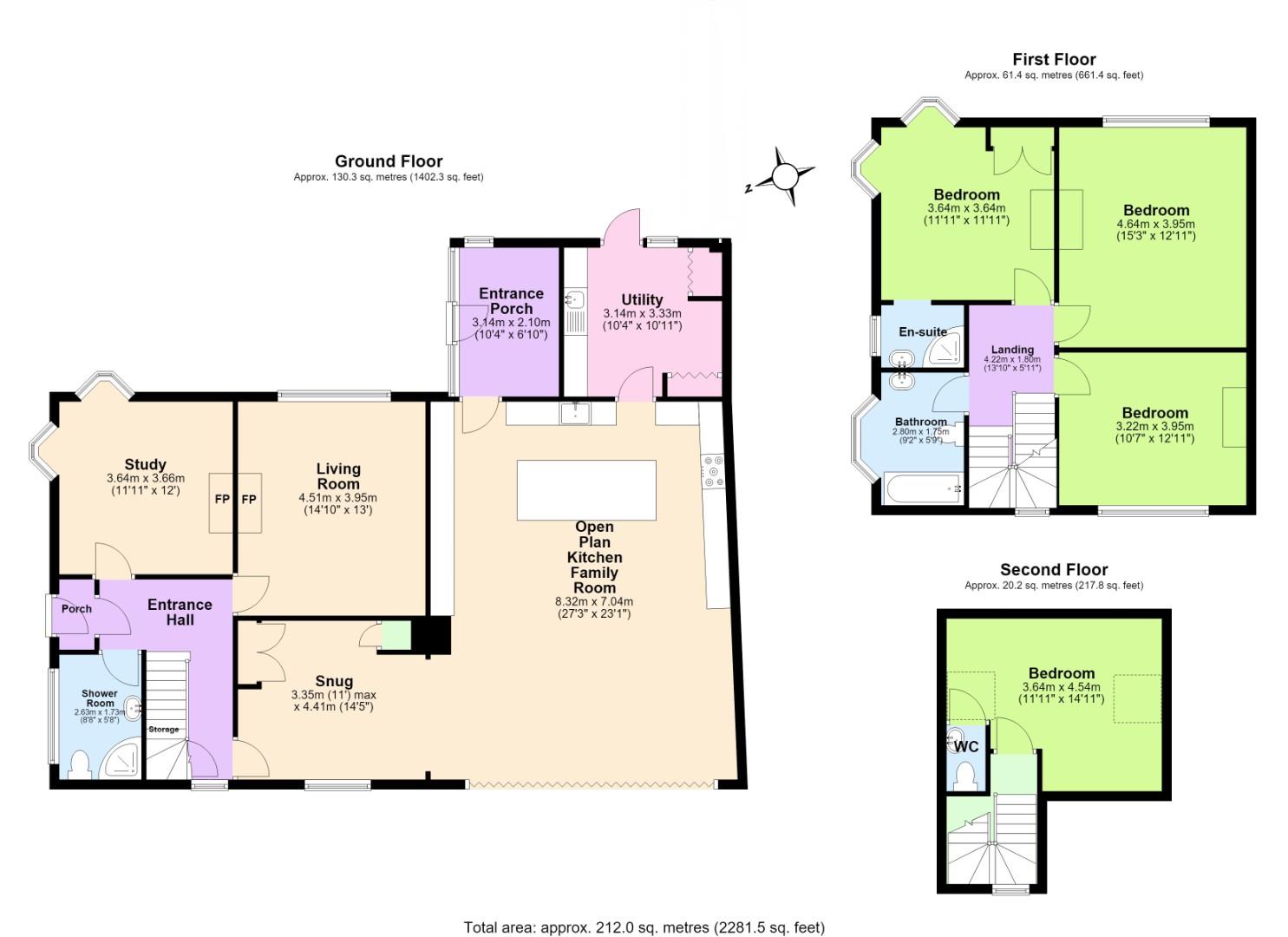 1, Orchard House, Rose Grove, Keyworth floorplan