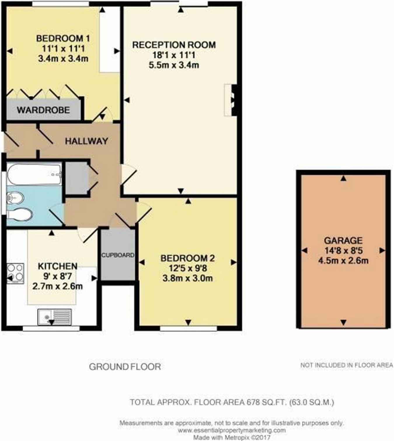 2 Bedrooms Maisonette for sale in Maberley Road, Beckenham, Kent BR3