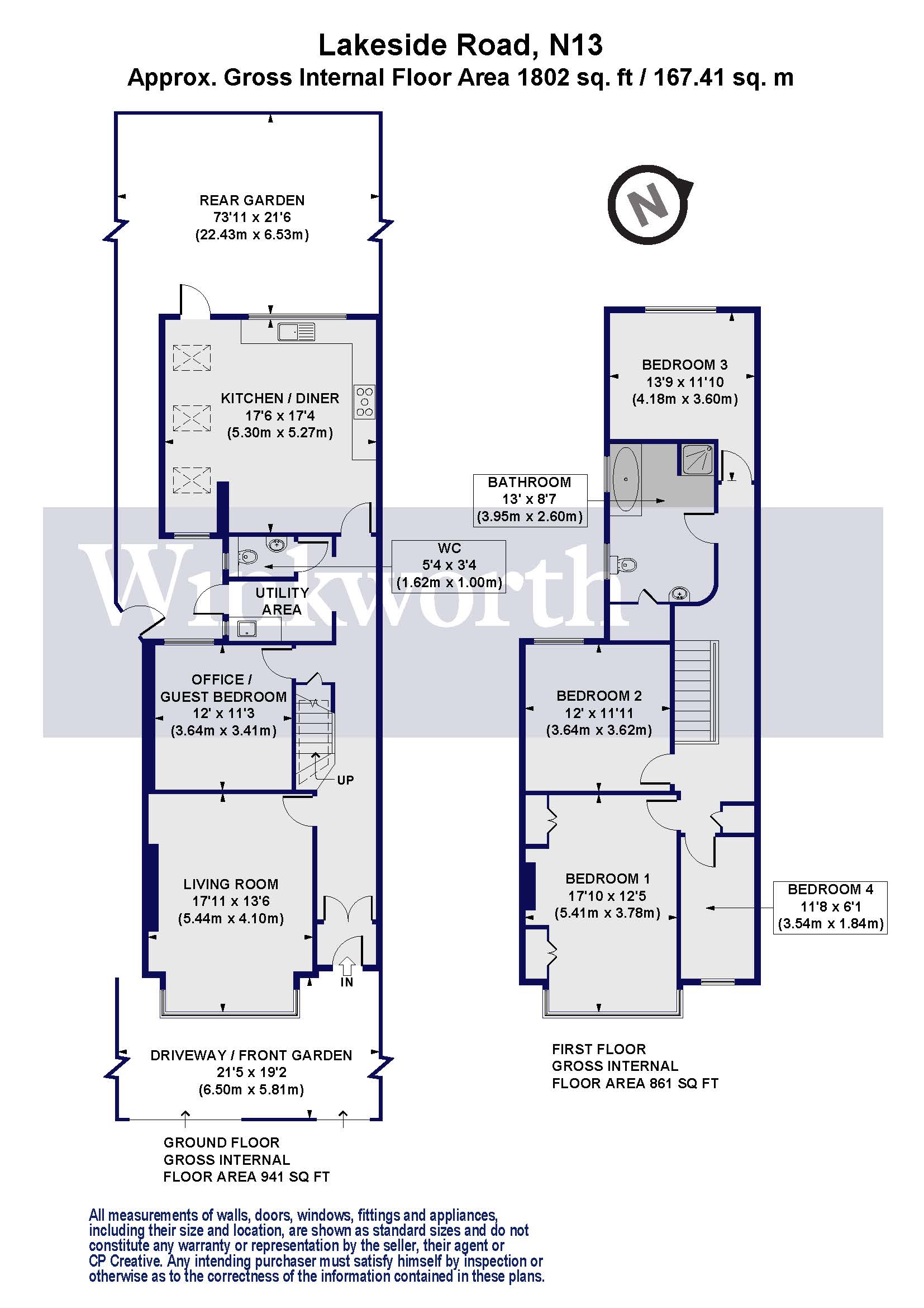 35, Lakeside Road, London floorplan