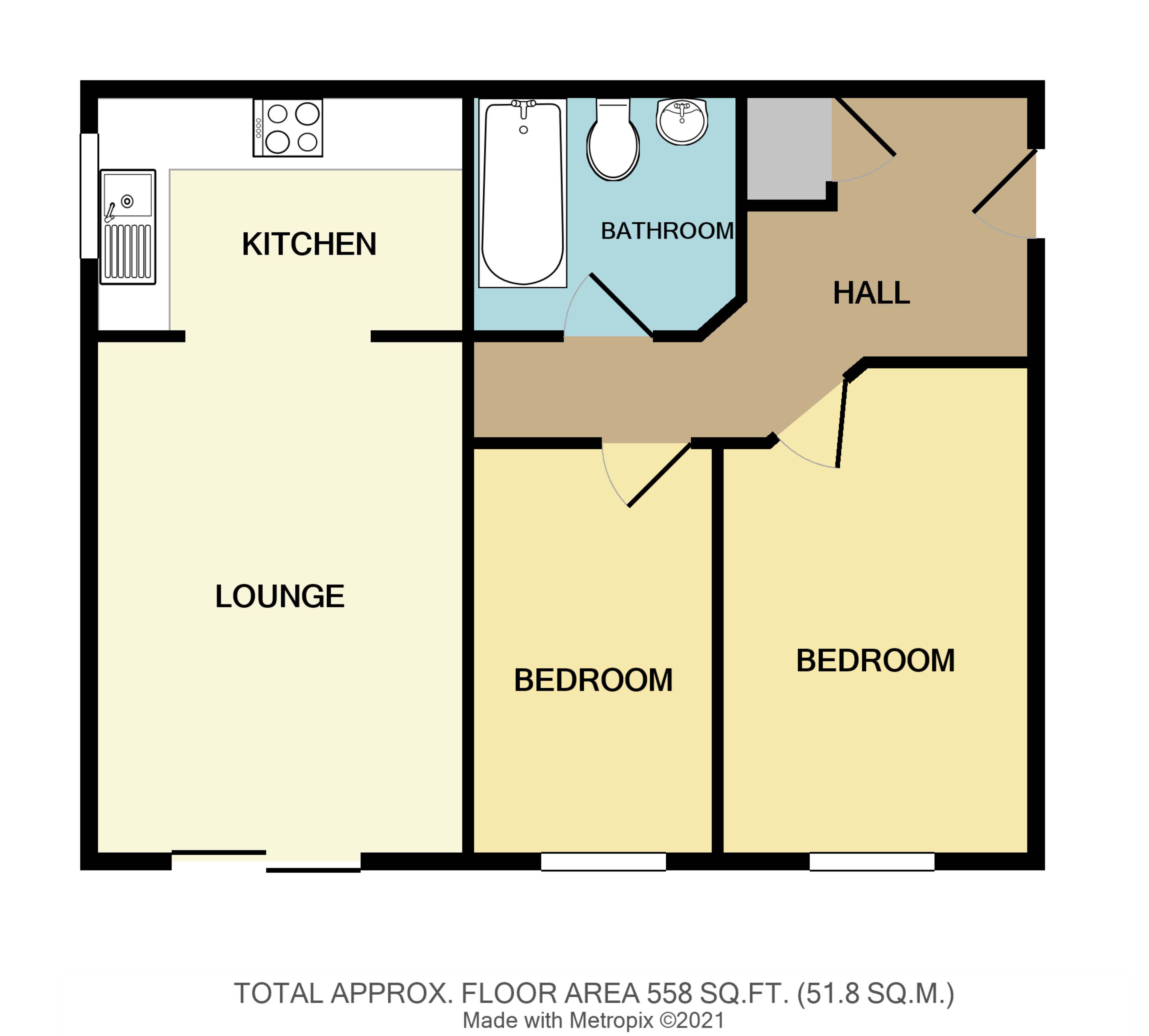 15, Kings Lodge, Benfleet floorplan