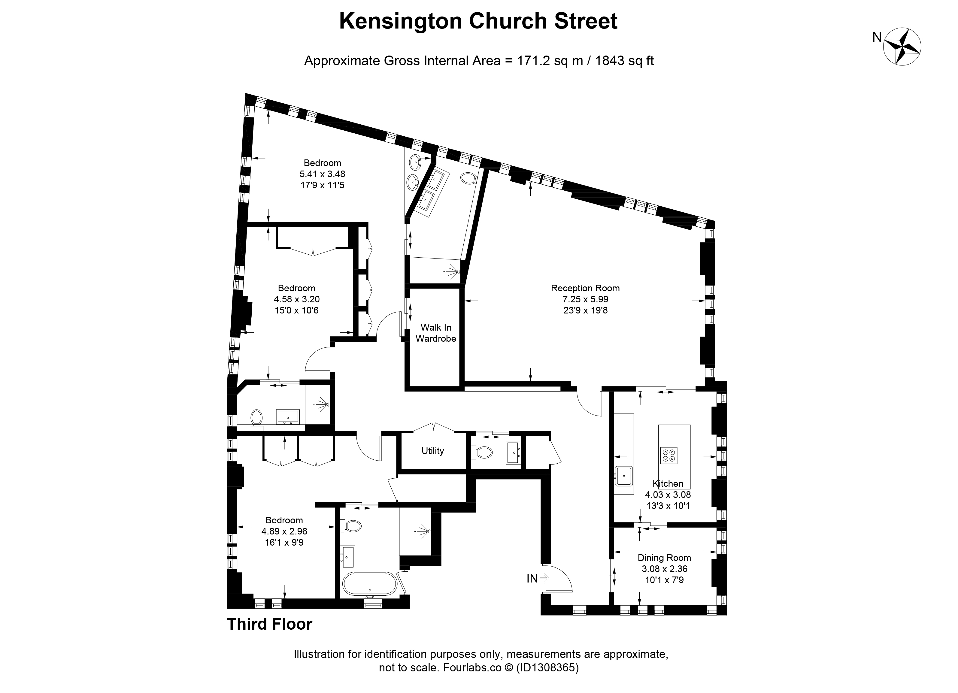 2, 145 Kensington Church Street, London floorplan