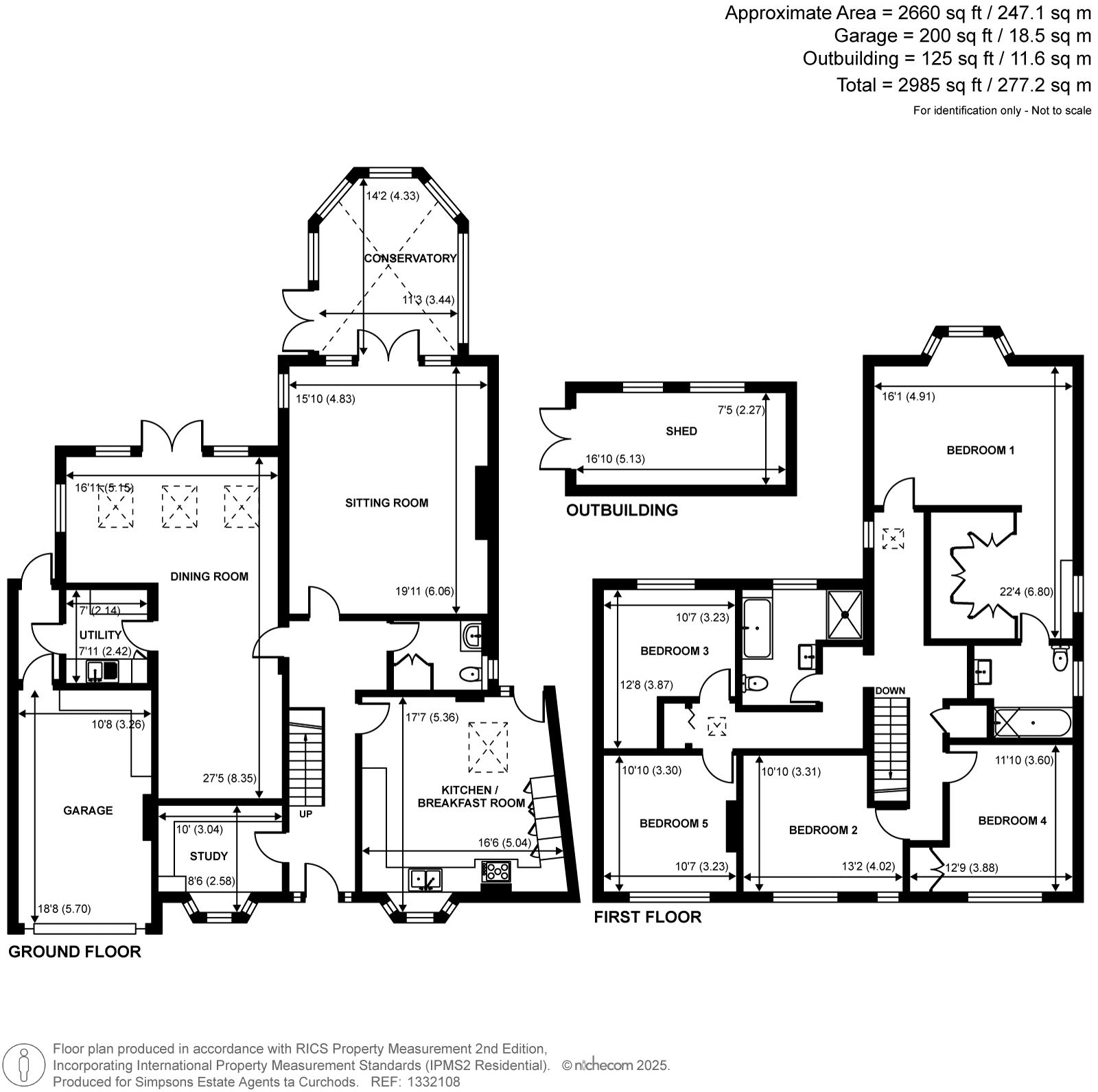 84, Potters Lane, Woking floorplan
