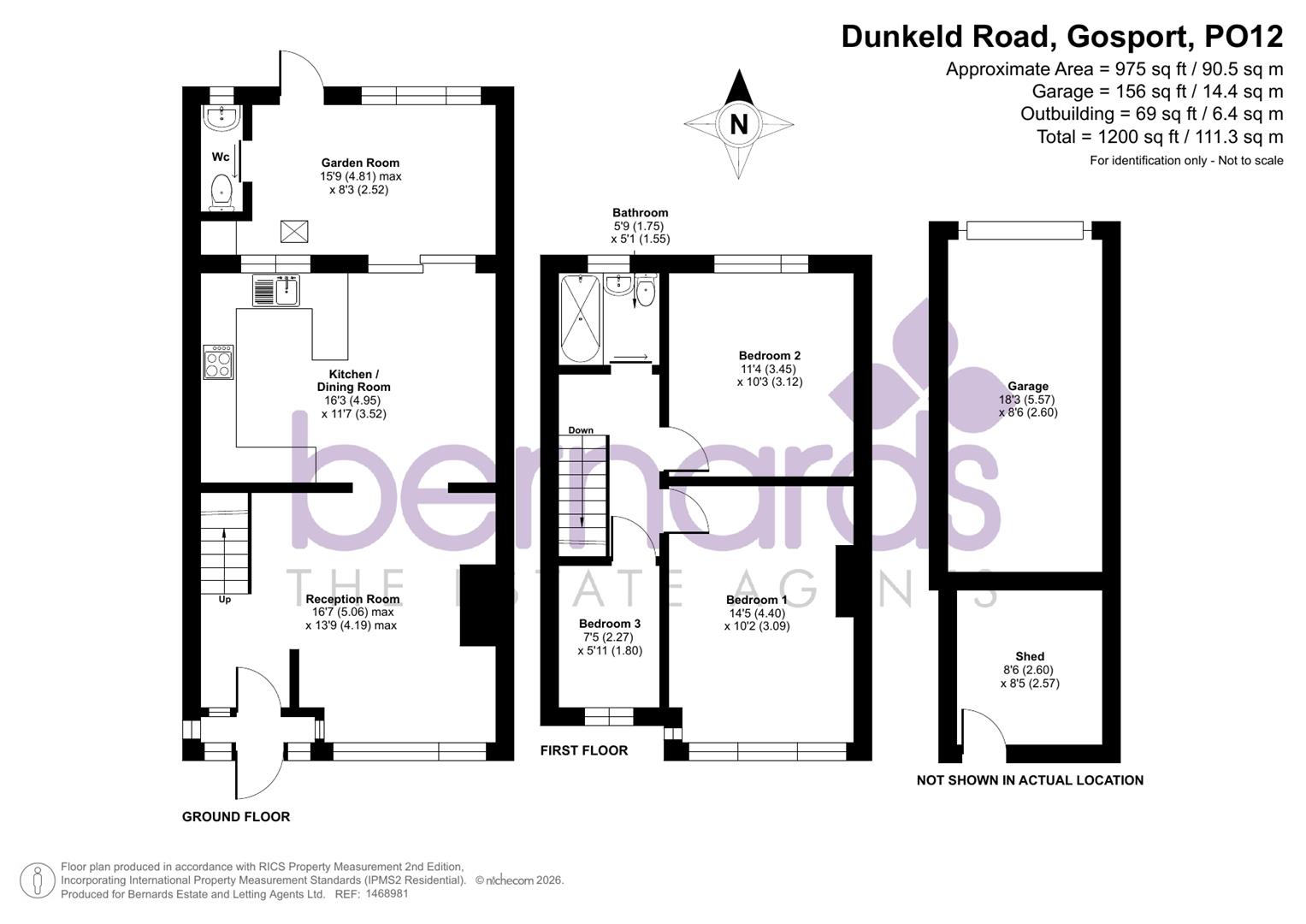 48, Dunkeld Road, Gosport floorplan