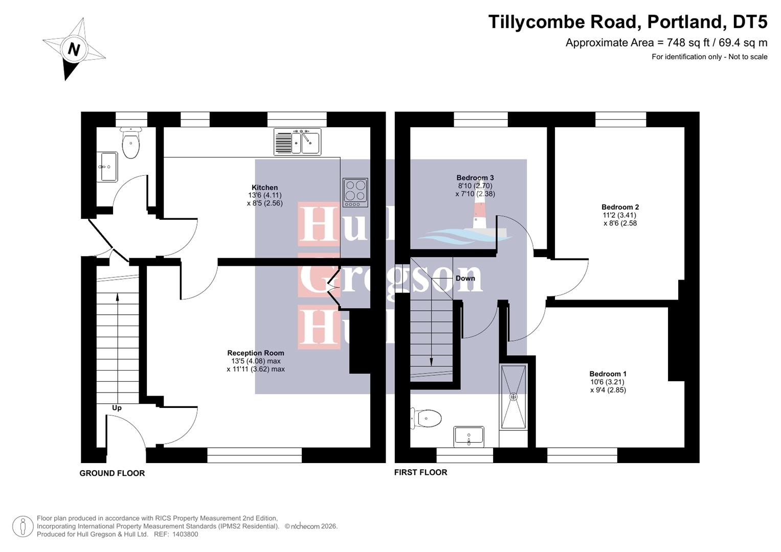 11, Tillycombe Road, Portland floorplan
