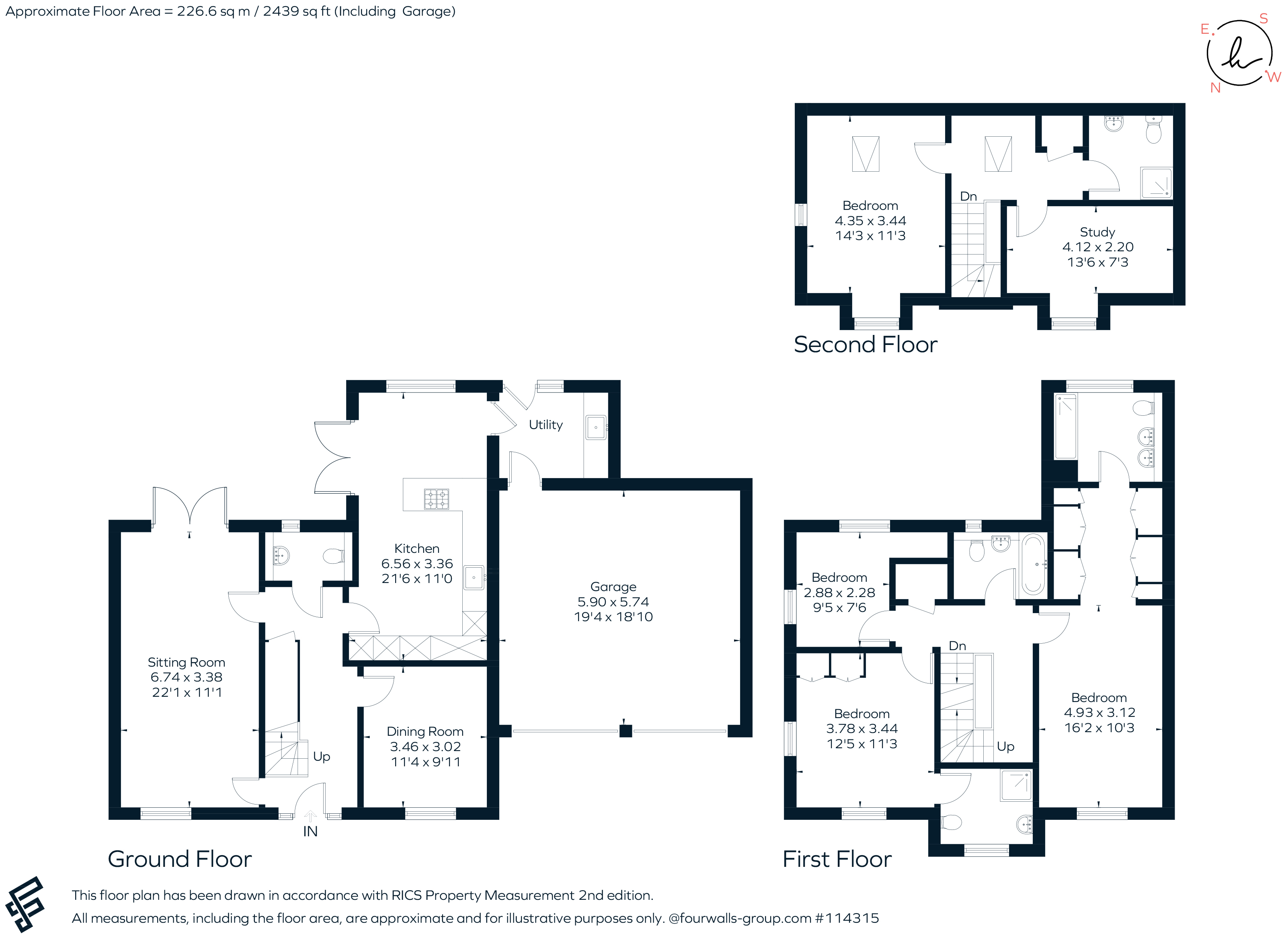 55, Fiander Lane, Salisbury floorplan