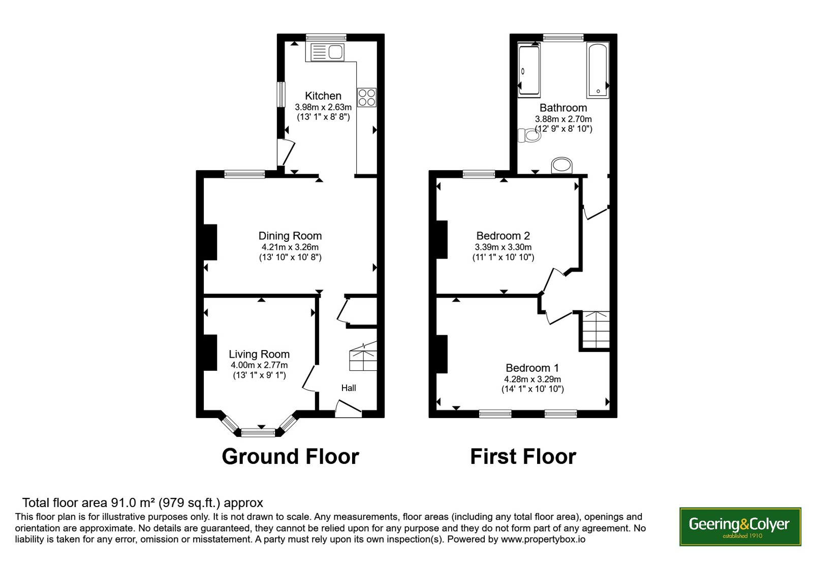 1, Whittington Terrace, Shepherdswell floorplan